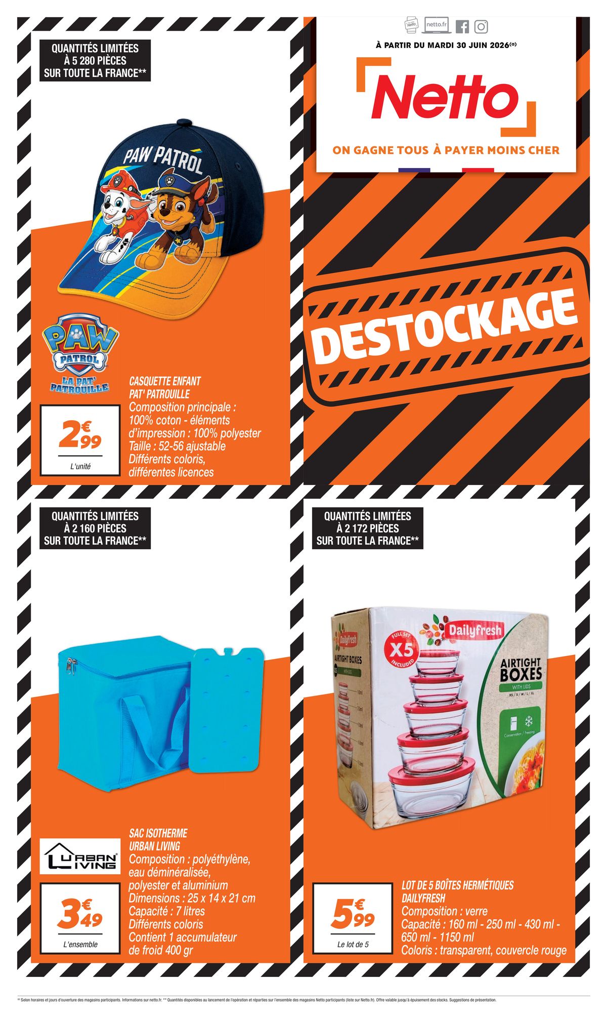 Catalogue Netto · du 23 juin 2026 au 31 juillet 2026