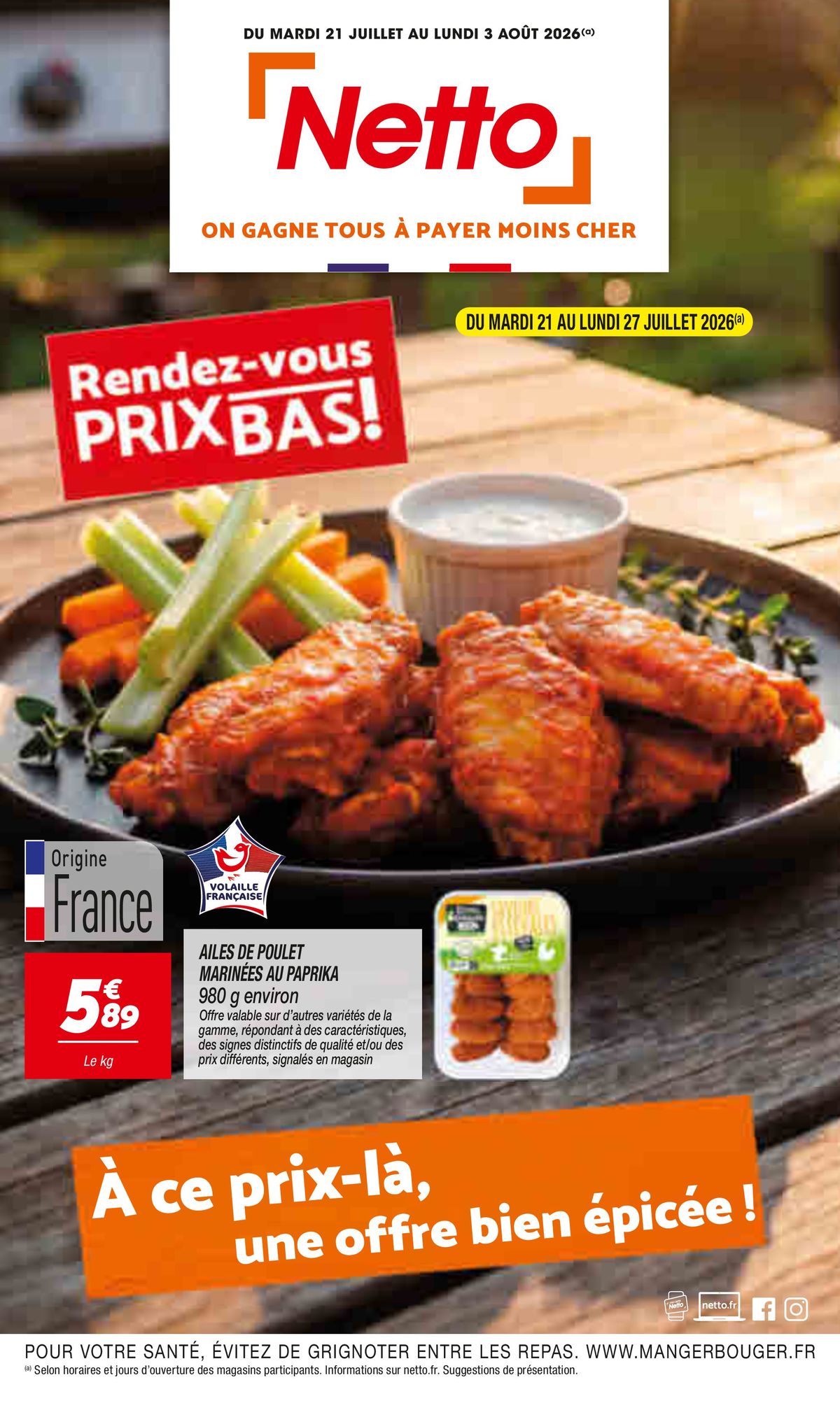Catalogue Netto · du 13 juillet 2026 au 3 août 2026