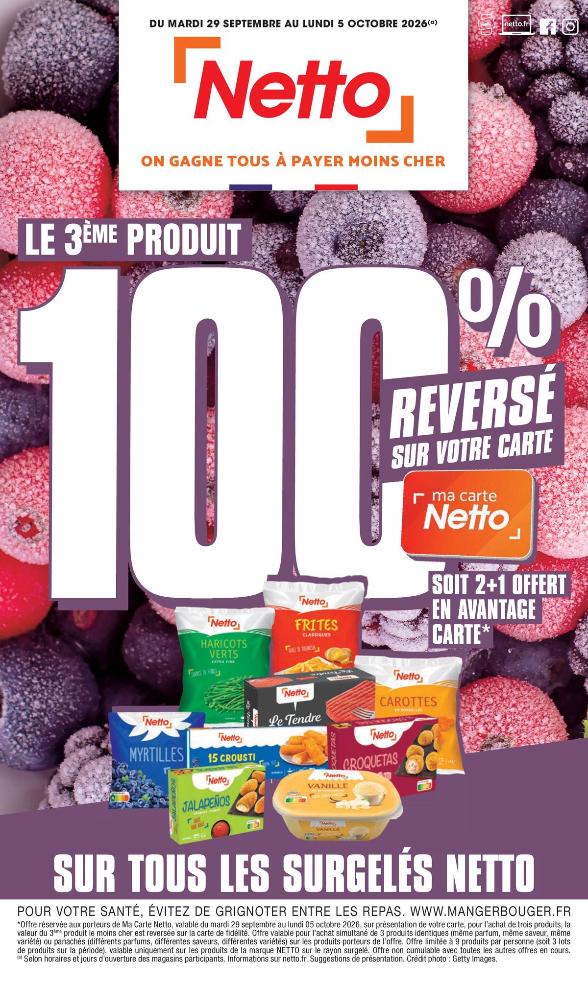 Catalogue Netto · du 22 septembre 2026 au 5 octobre 2026