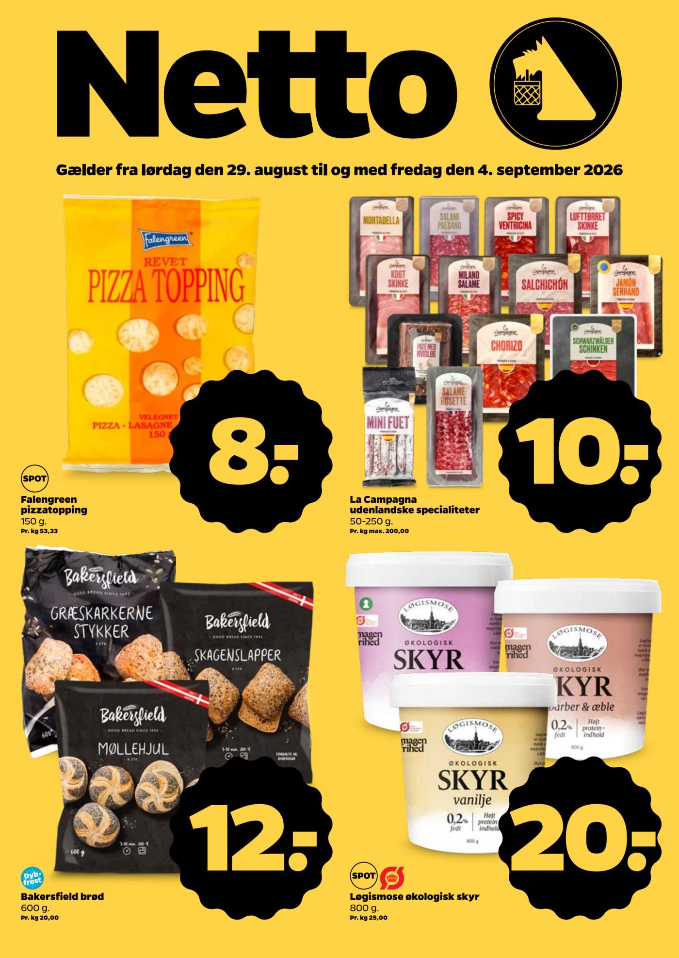 Netto-avisen · 29. august – 4. september 2026