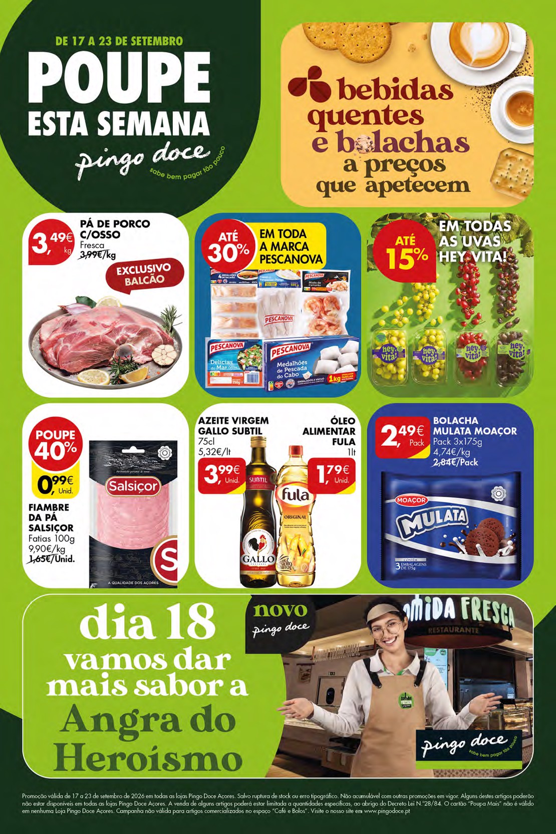 Capa do folheto Pingo Doce · 17 a 23 de setembro de 2026