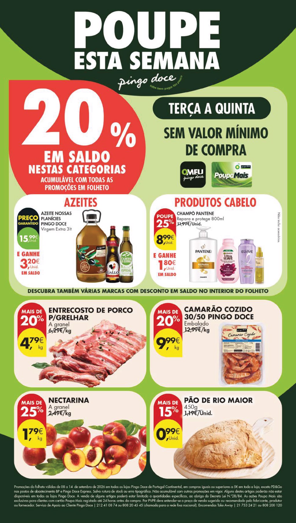 Capa do folheto Pingo Doce · 8 a 14 de setembro de 2026