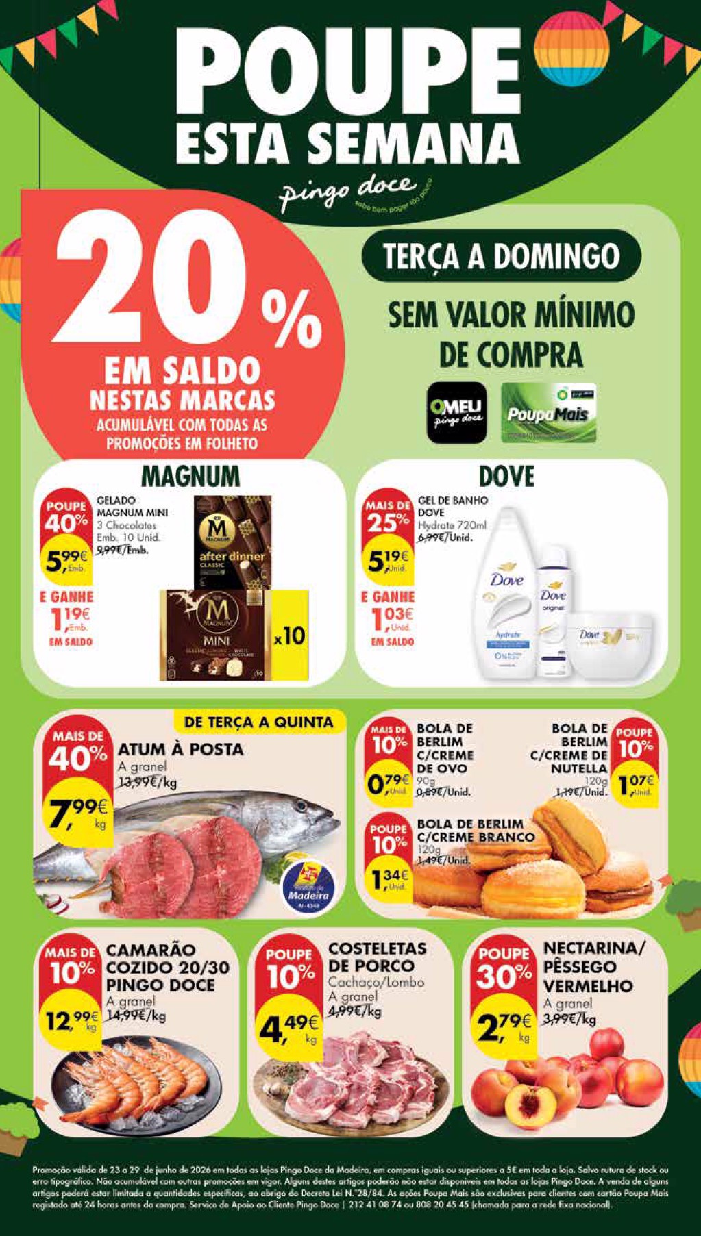 Capa do folheto Pingo Doce · 23 a 29 de junho de 2026