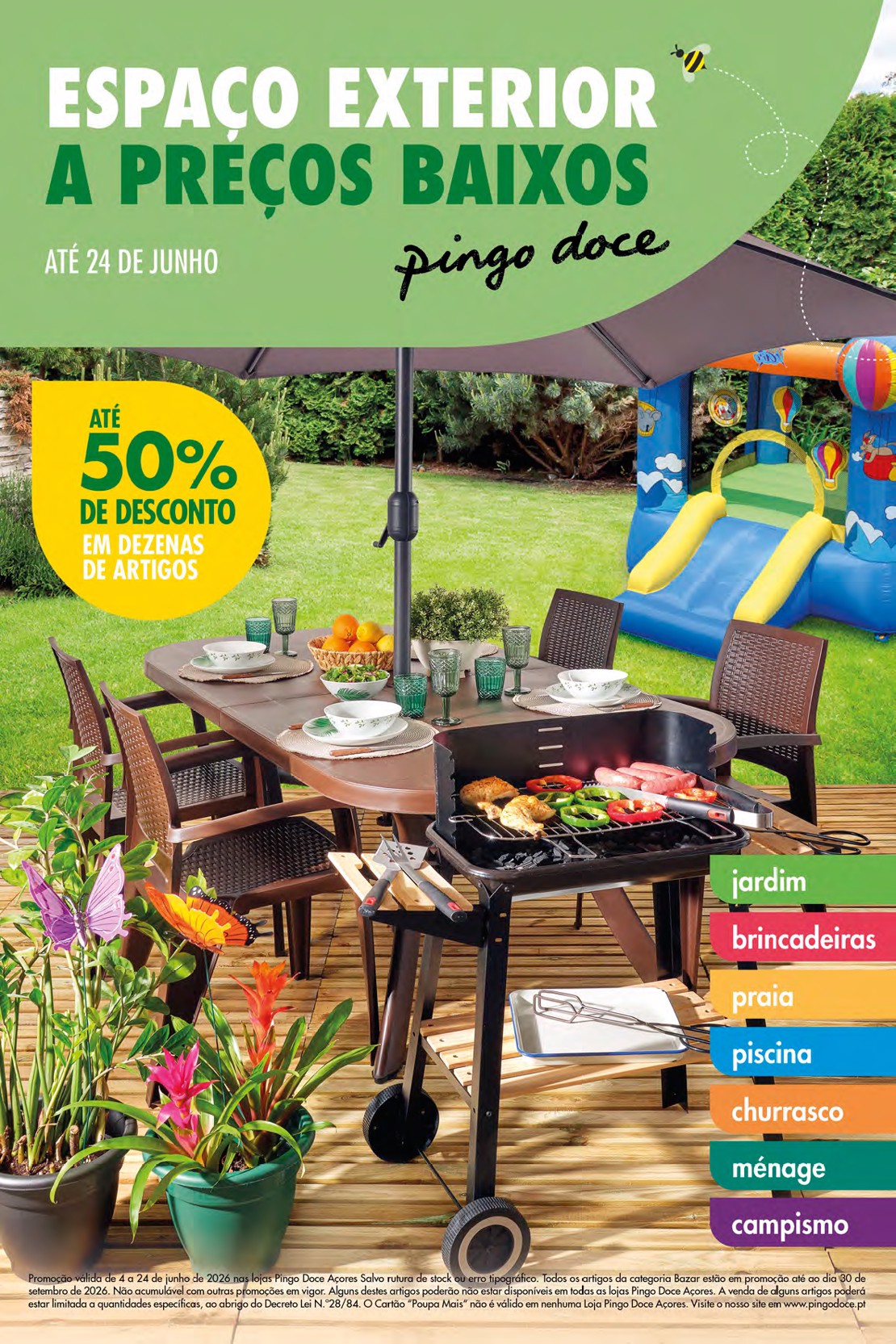 Capa do folheto Pingo Doce · 4 a 24 de junho de 2026