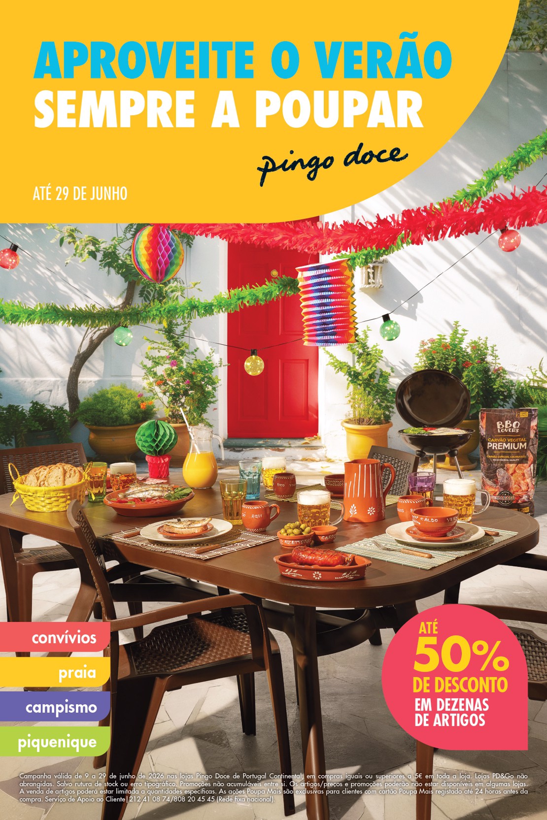 Capa do folheto Pingo Doce · 9 a 29 de junho de 2026