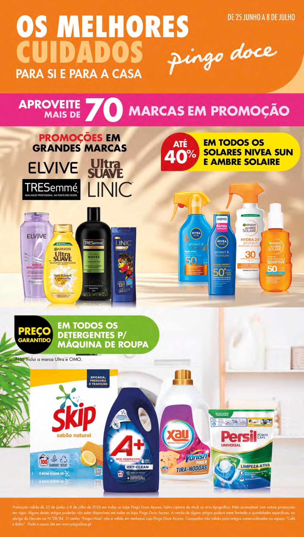 Capa do folheto Pingo Doce · 26 de junho a 8 de julho de 2026