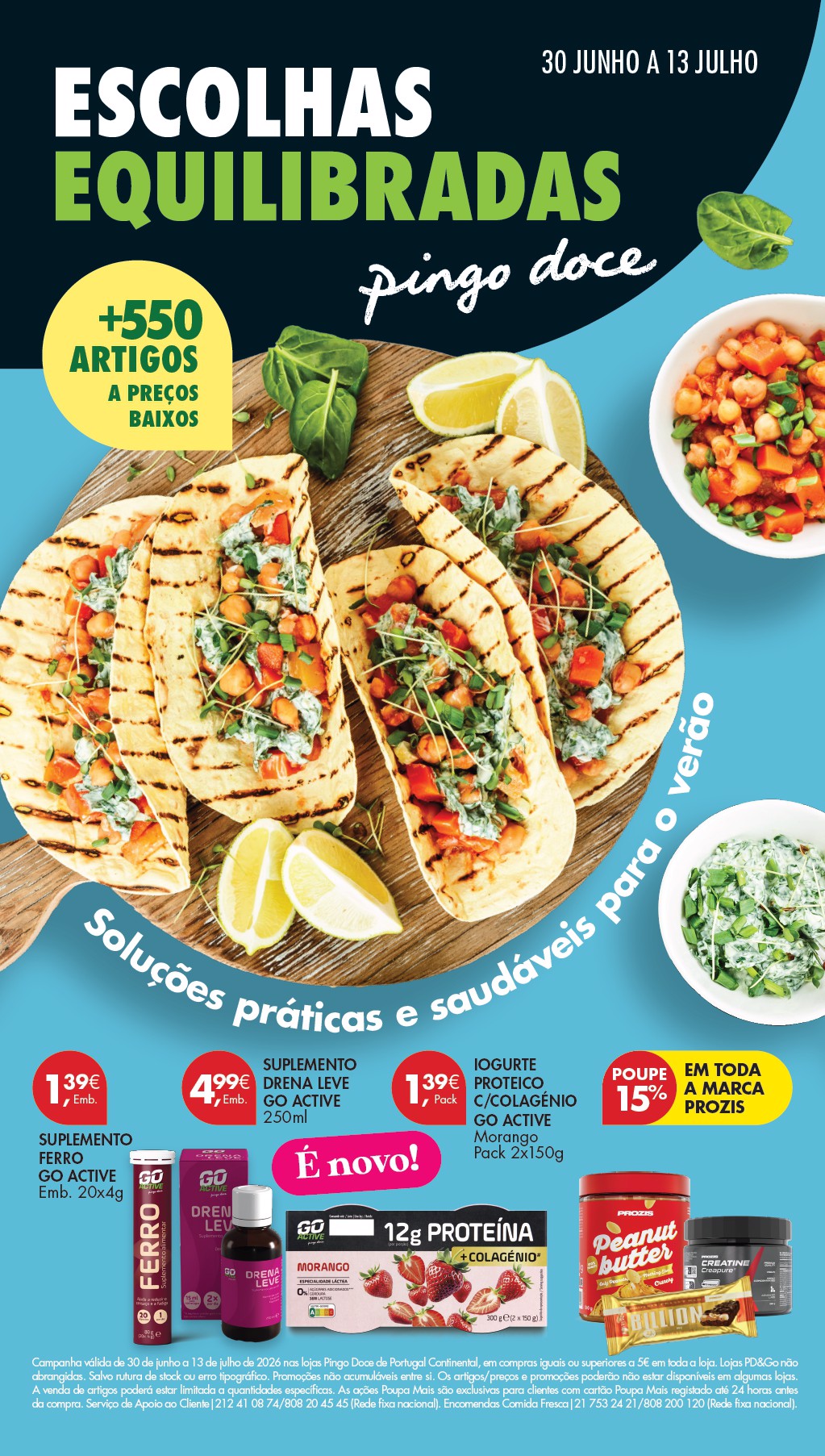 Capa do folheto Pingo Doce · 30 de junho a 13 de julho de 2026