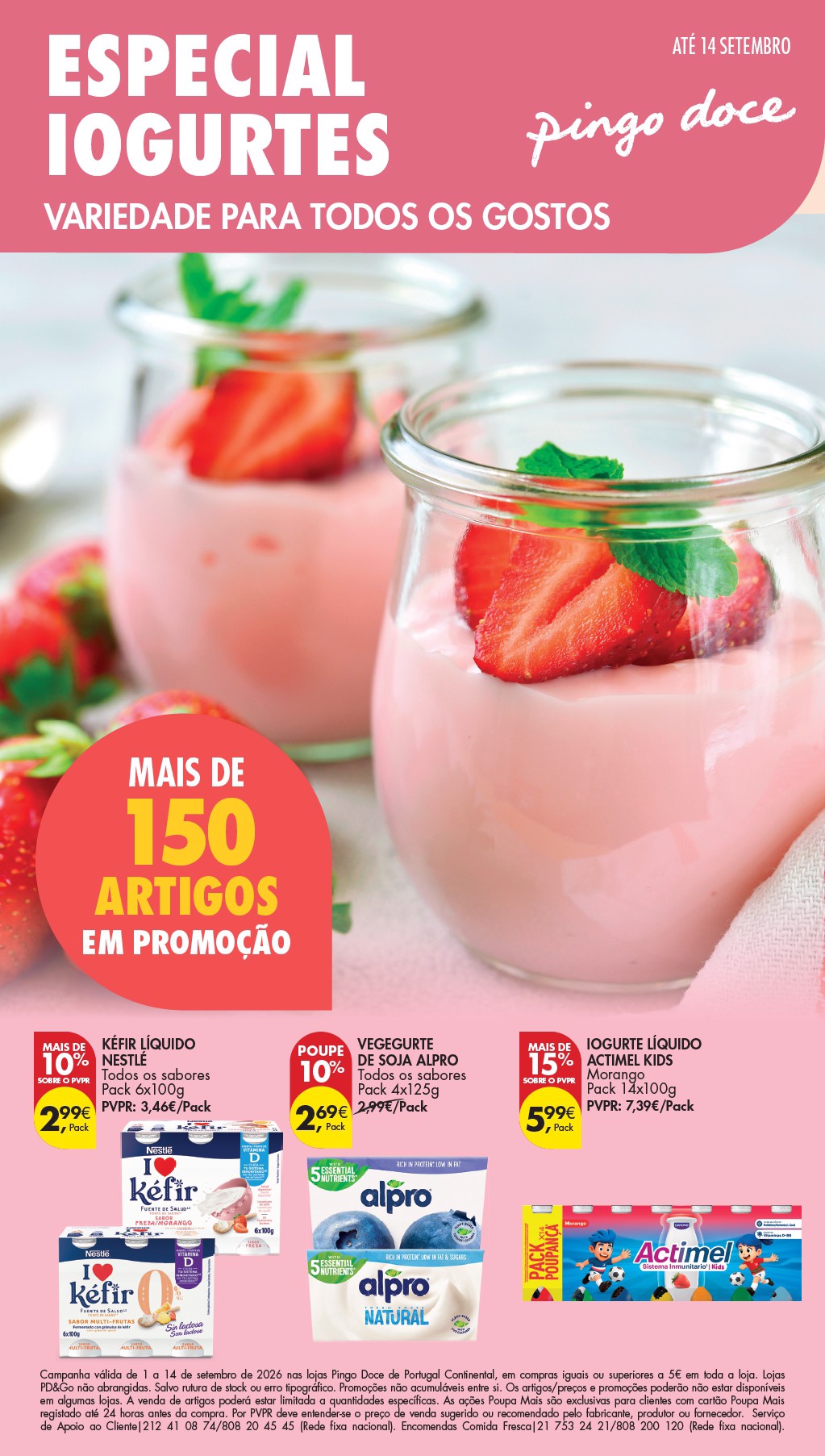Capa do folheto Pingo Doce · 1 a 14 de setembro de 2026