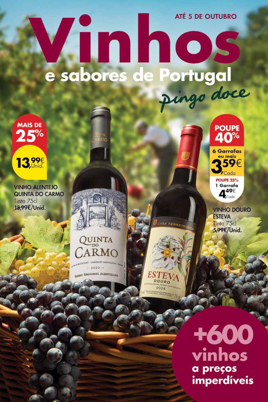 Capa do folheto Pingo Doce · 15 de setembro a 5 de outubro de 2026