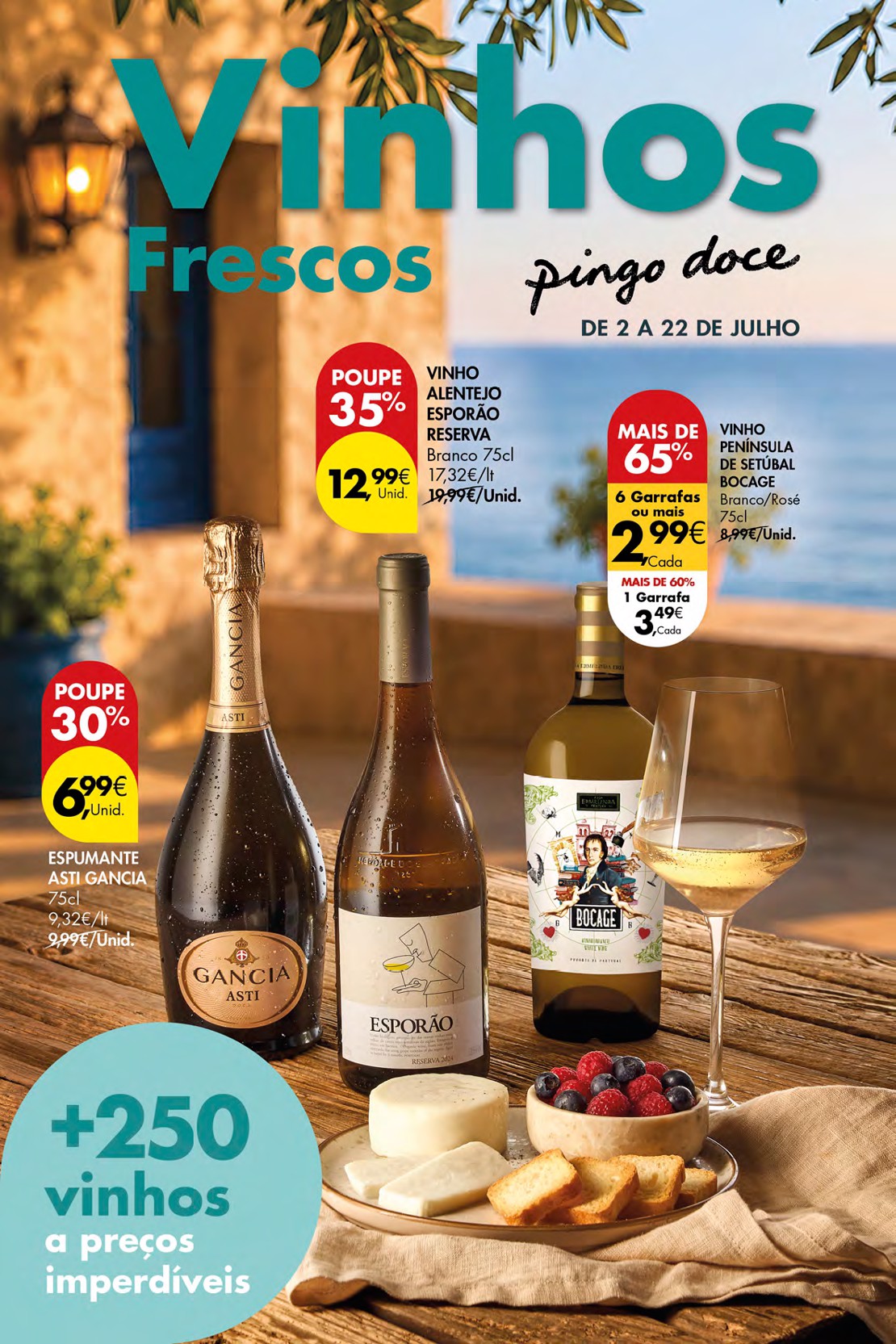Capa do folheto Pingo Doce · 2 a 22 de julho de 2026
