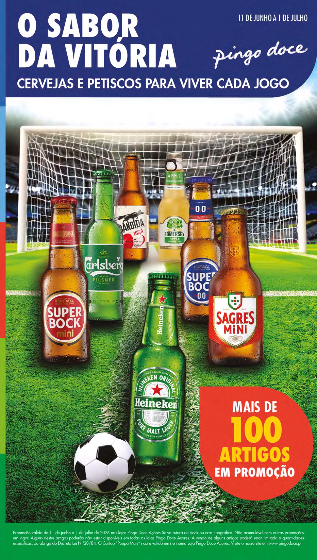 Capa do folheto Pingo Doce · 11 de junho a 1 de julho de 2026
