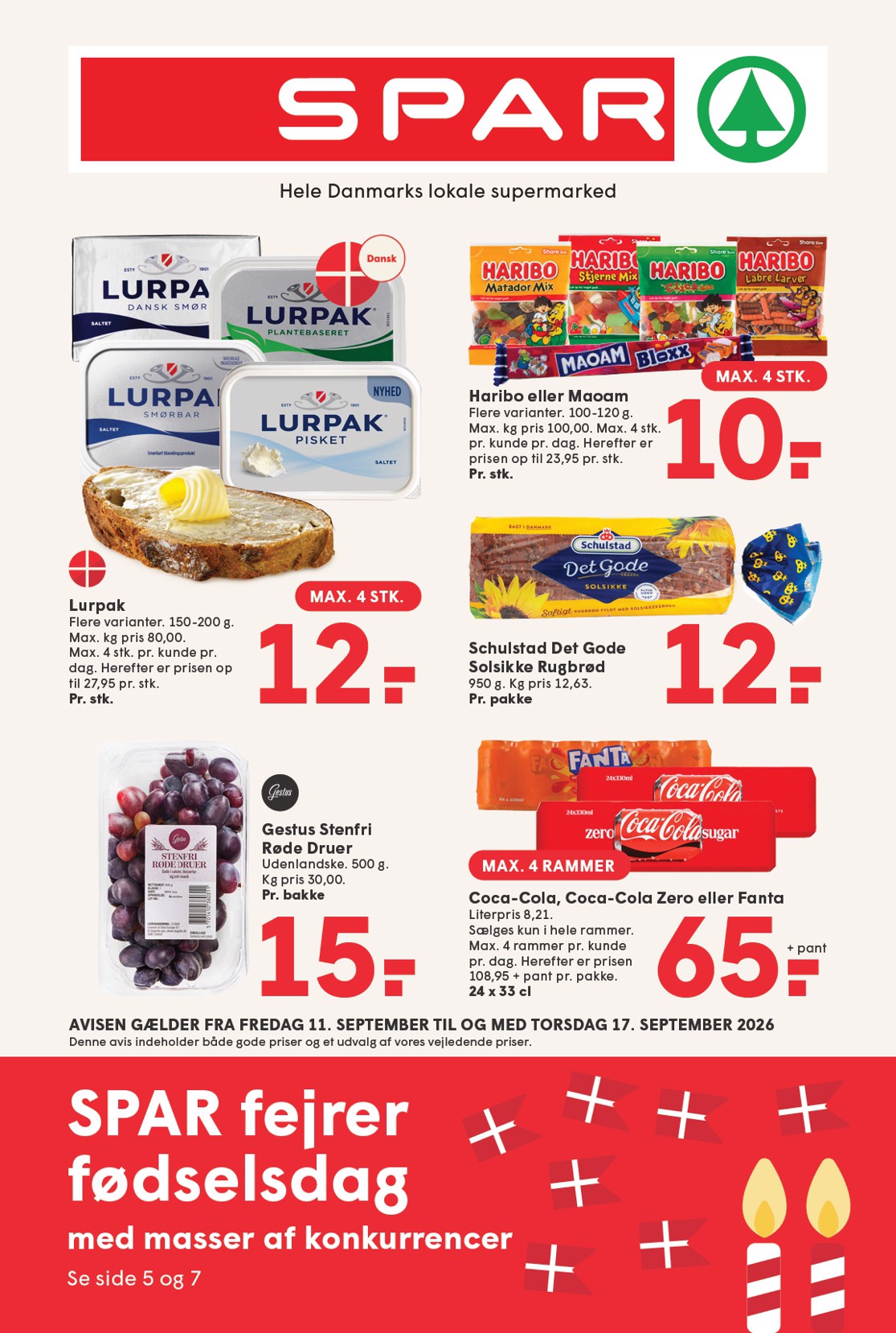 SPAR Ugens avis · 11.–17. september 2026