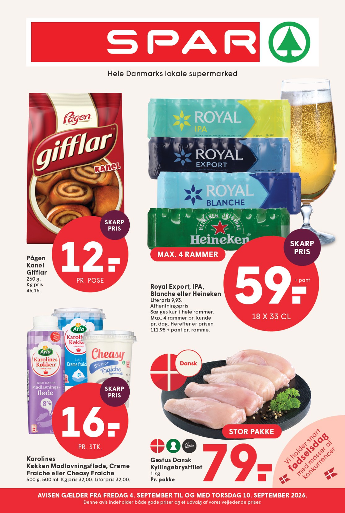 SPAR Ugens avis · 4.–10. september 2026