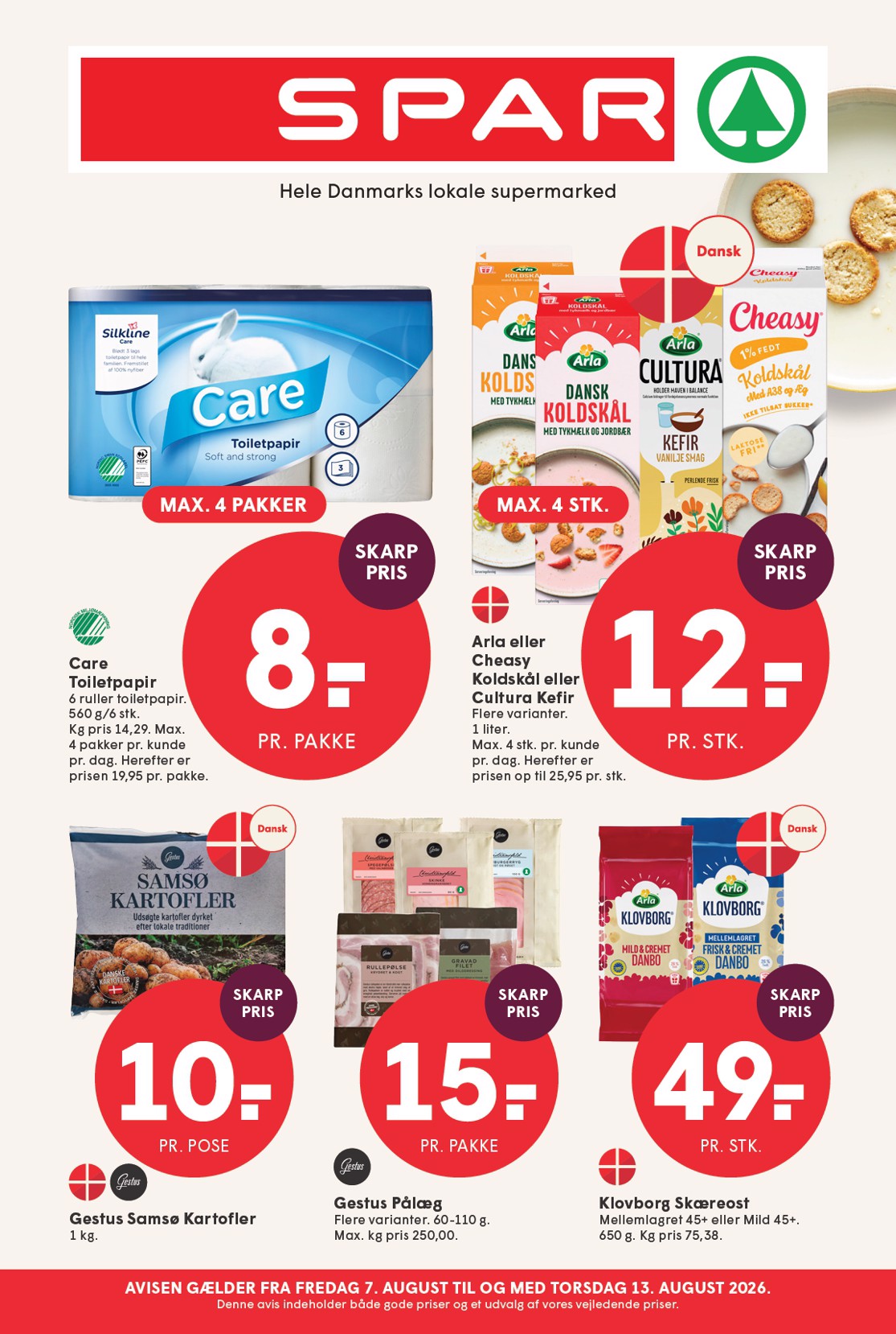 SPAR Ugens avis · 7.–13. august 2026
