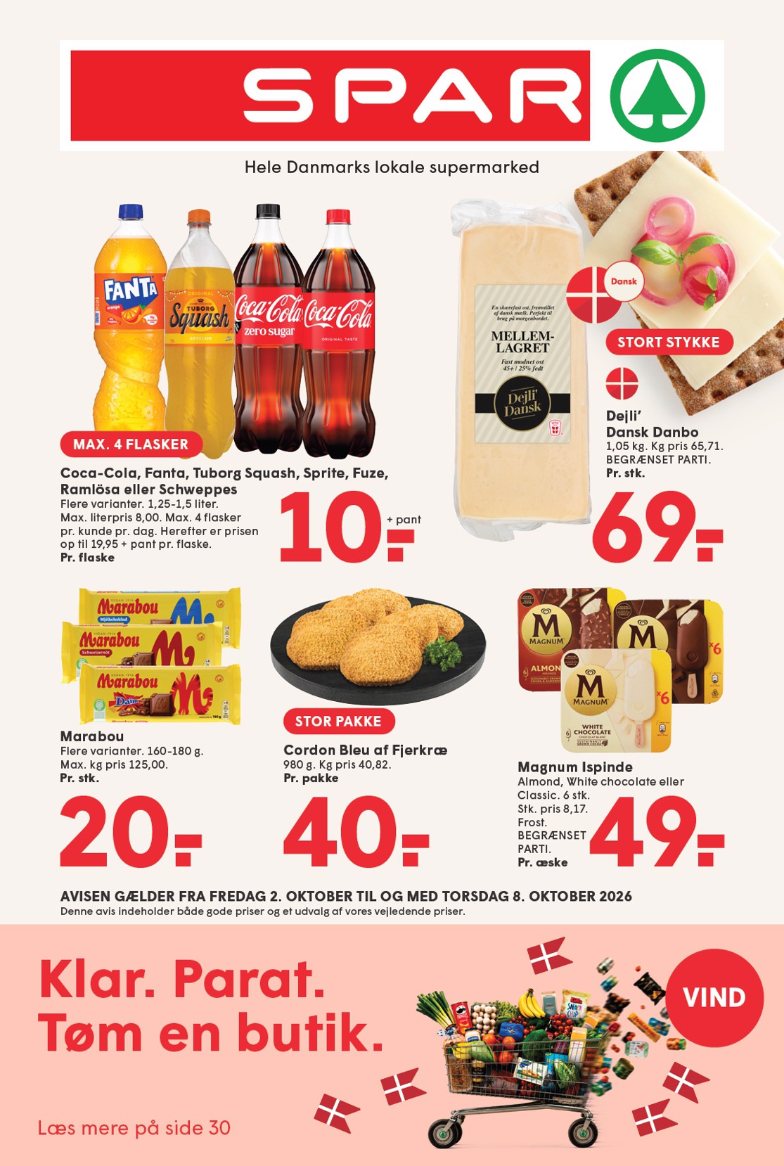 SPAR Ugens avis · 2.–8. oktober 2026