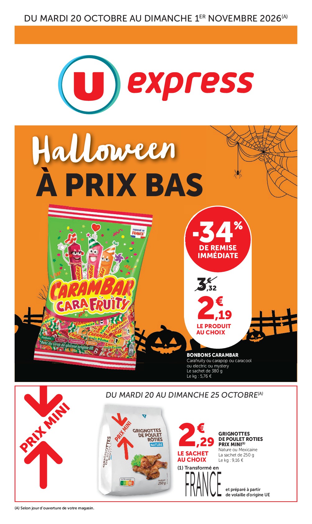 Catalogue Super U · du 20 octobre 2026 au 1 novembre 2026