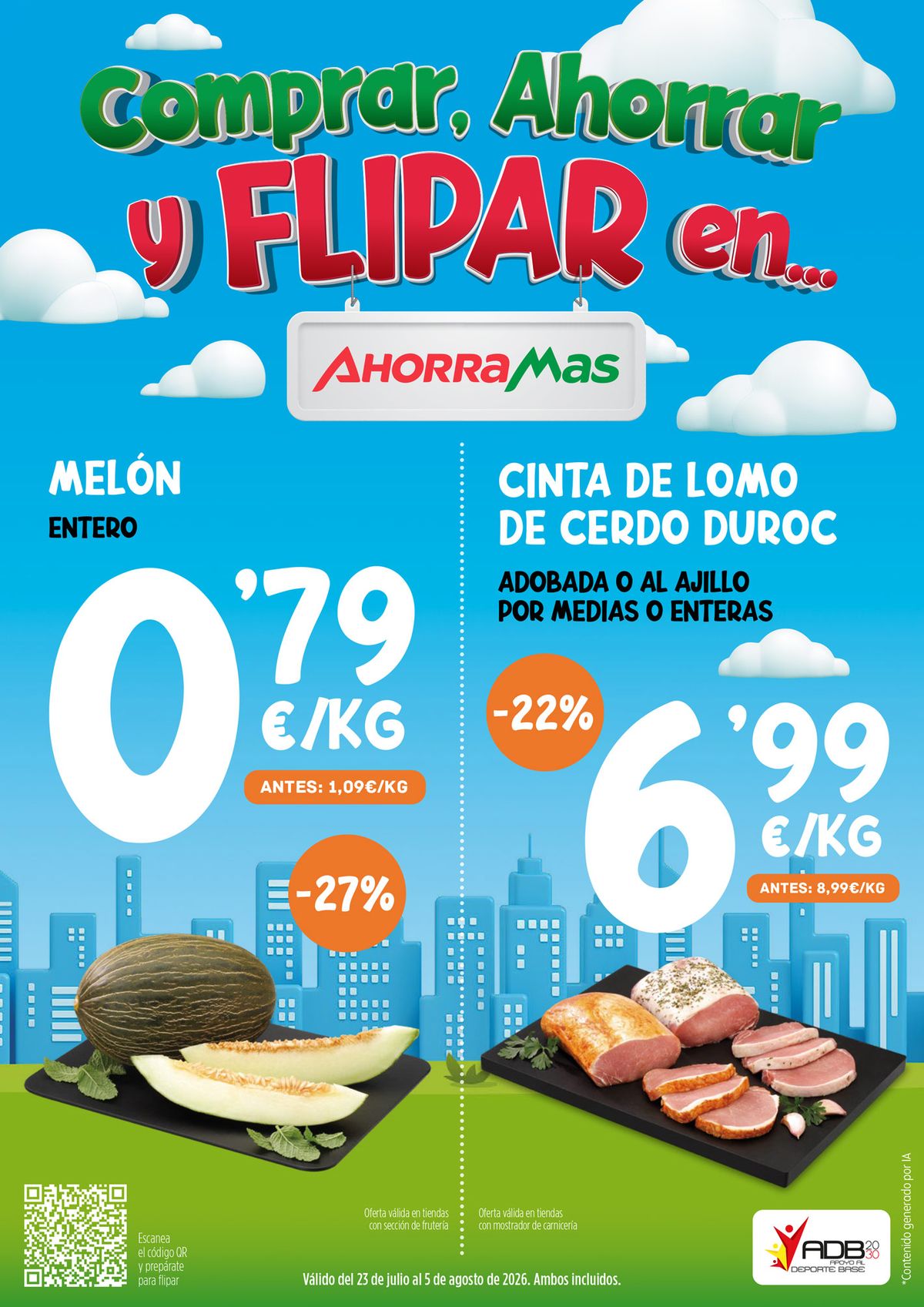 Folleto Ahorramás · 20 al 26 de julio de 2026 — Página 1