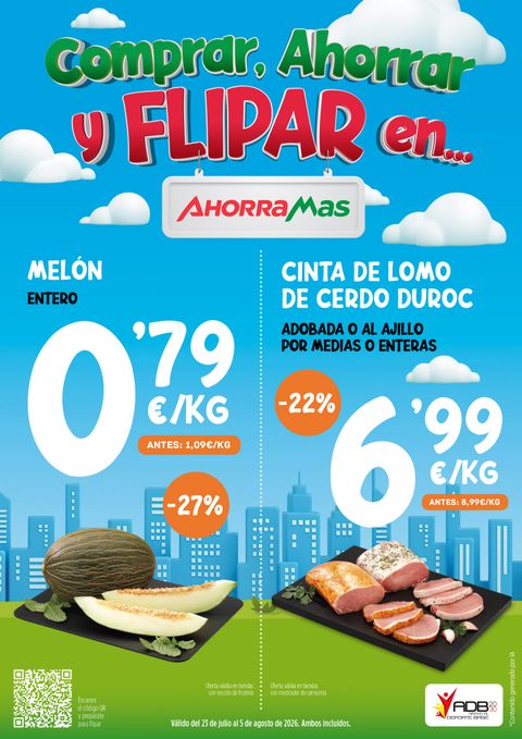 Portada Folleto Ahorramás · 20 al 26 de julio de 2026