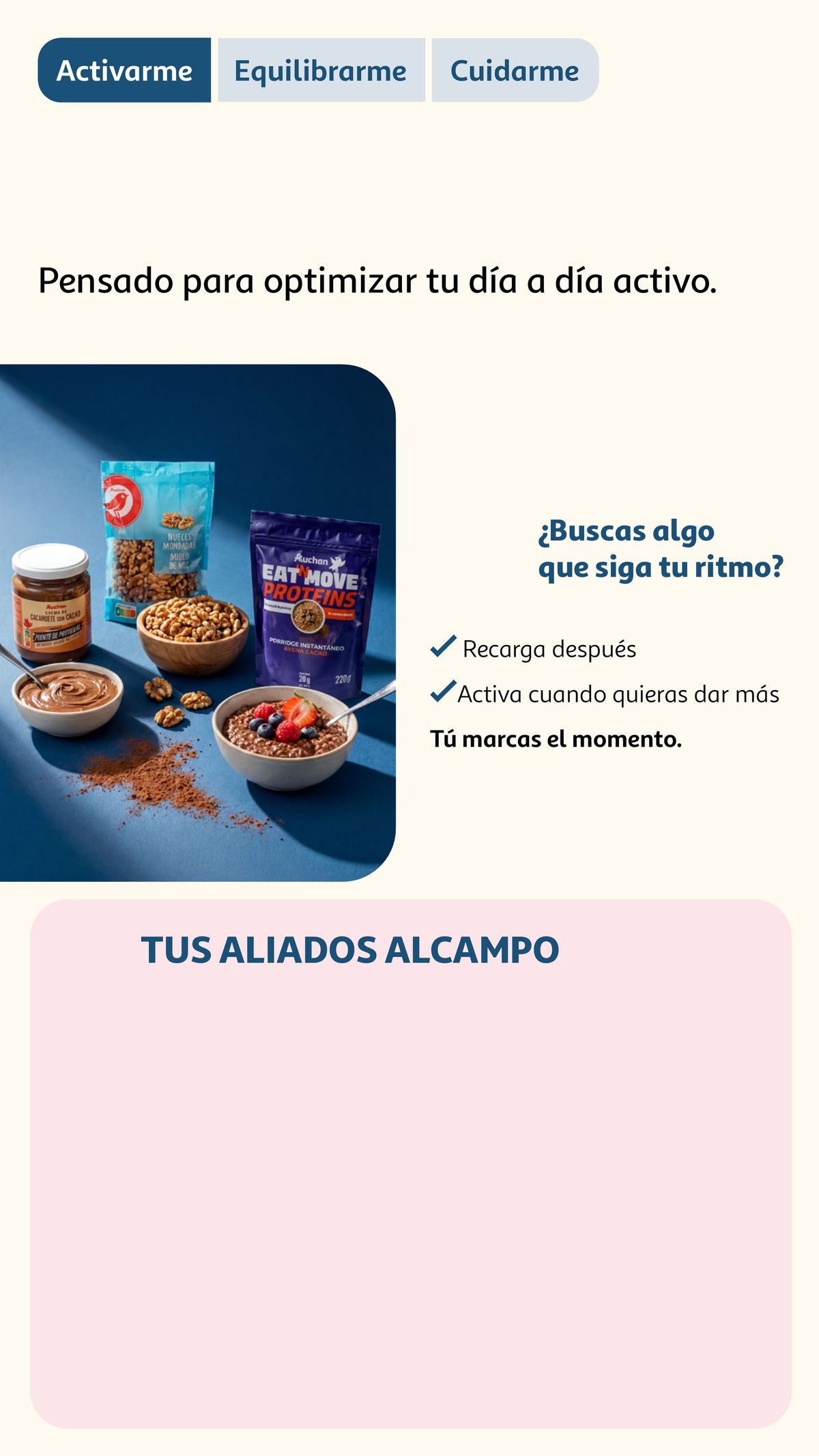 Folleto Alcampo · ALC Nutrición Activa&rendimiento Diario Edit Publitas 01 Energía de la Buena — Página 4