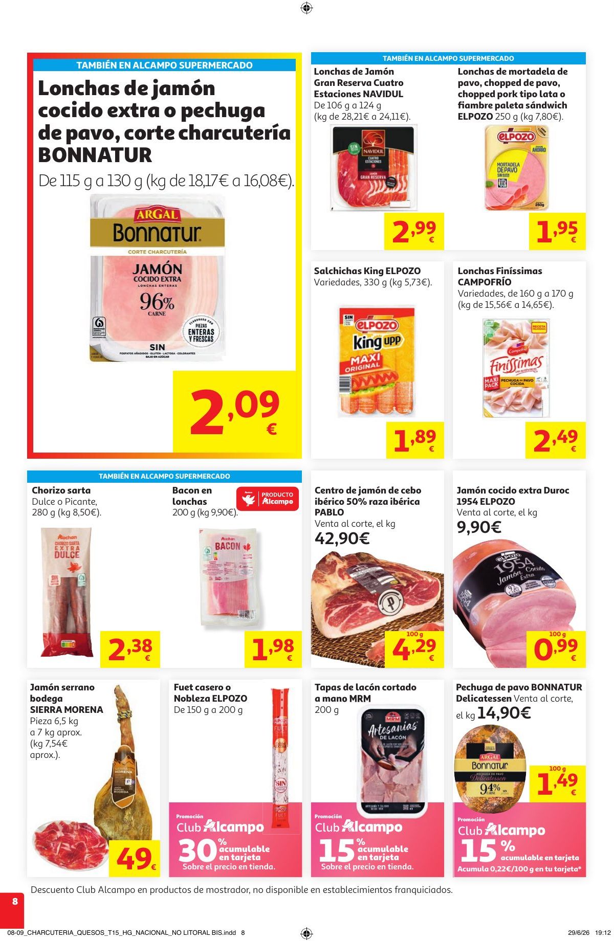 Folleto Alcampo · NO Litoral Verano Frutal — Página 8