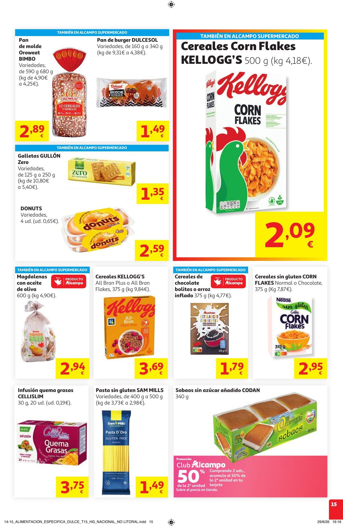 Folleto Alcampo · NO Litoral Verano Frutal — Página 15