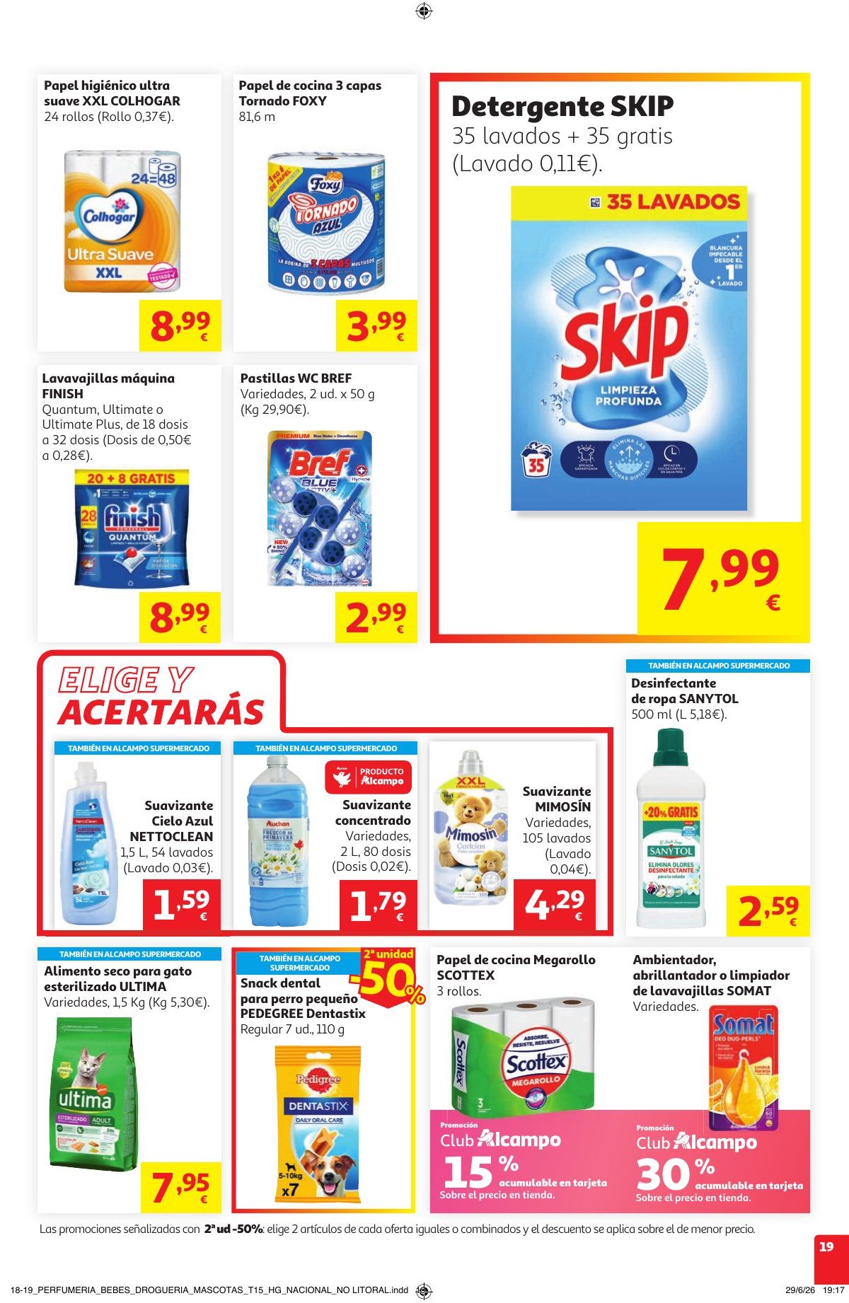 Folleto Alcampo · NO Litoral Verano Frutal — Página 19