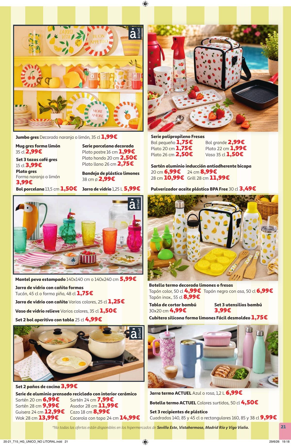 Folleto Alcampo · NO Litoral Verano Frutal — Página 21