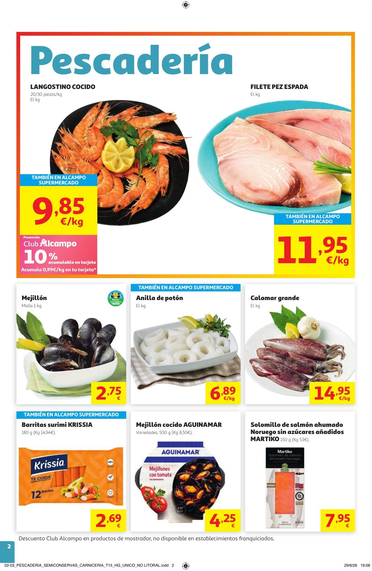 Folleto Alcampo · Litoral Verano Frutal — Página 2
