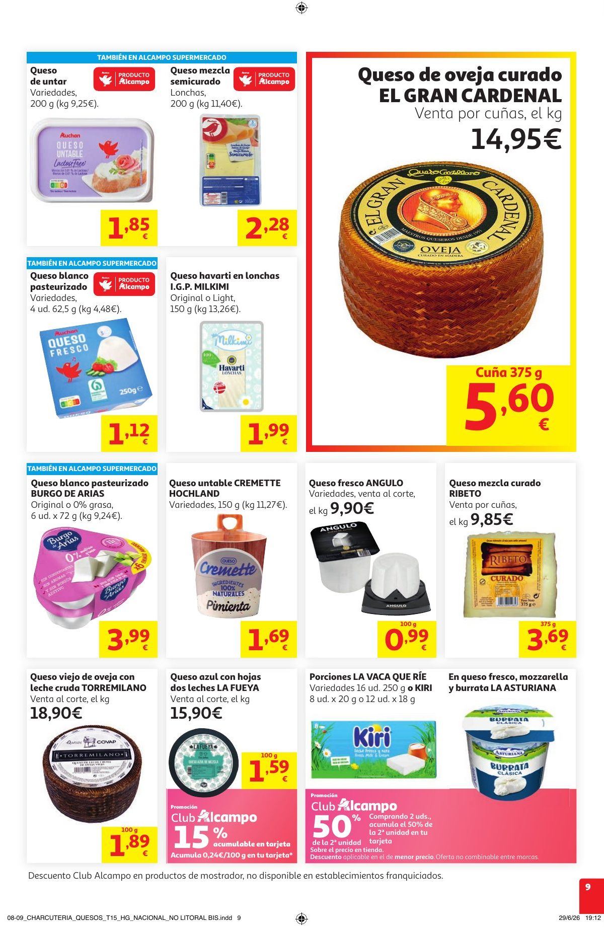 Folleto Alcampo · Litoral Verano Frutal — Página 9