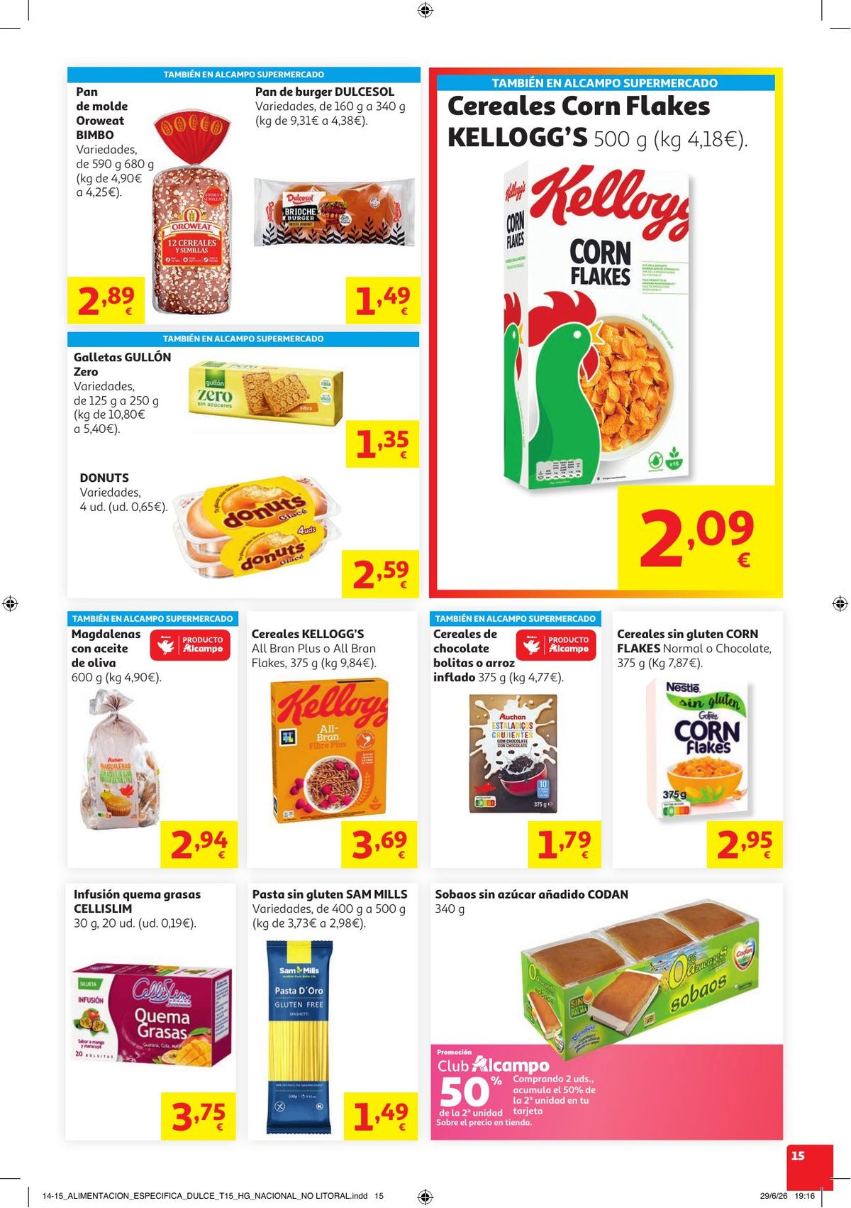 Folleto Alcampo · Litoral Verano Frutal — Página 15