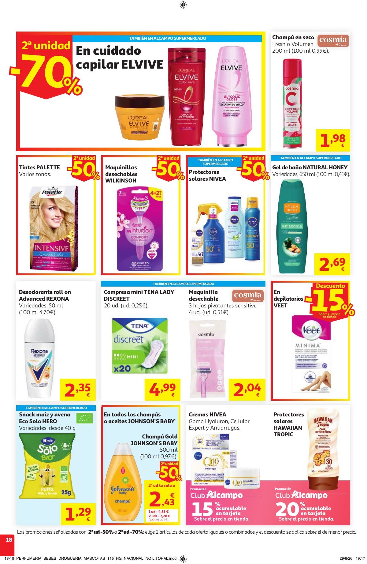 Folleto Alcampo · Litoral Verano Frutal — Página 18