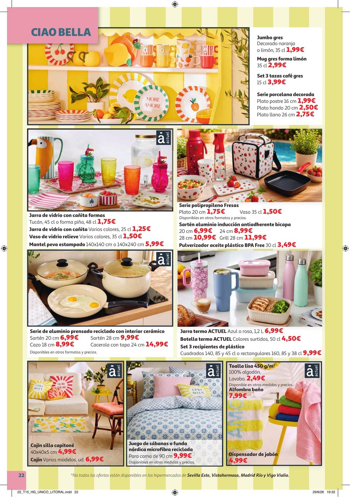 Folleto Alcampo · Litoral Verano Frutal — Página 22