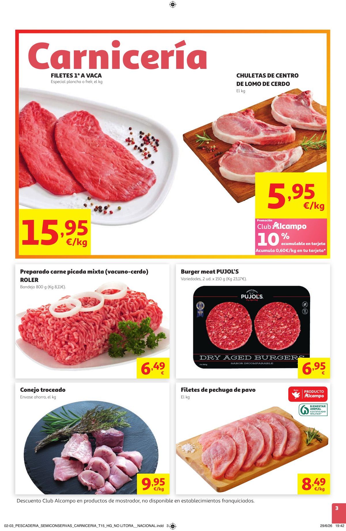 Folleto Alcampo · Catalan Litoral Verano Frutal — Página 3