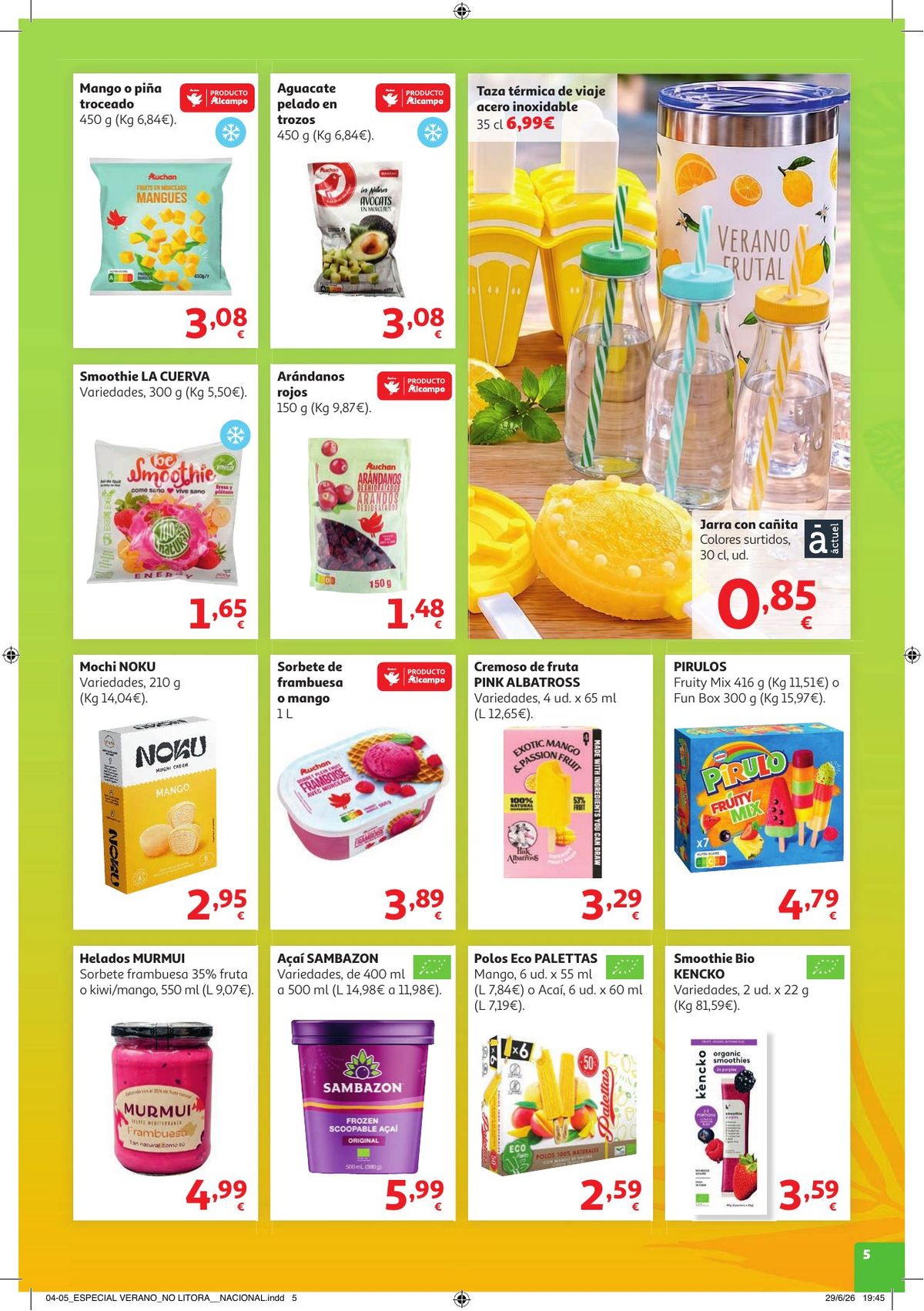 Folleto Alcampo · Catalan Litoral Verano Frutal — Página 5