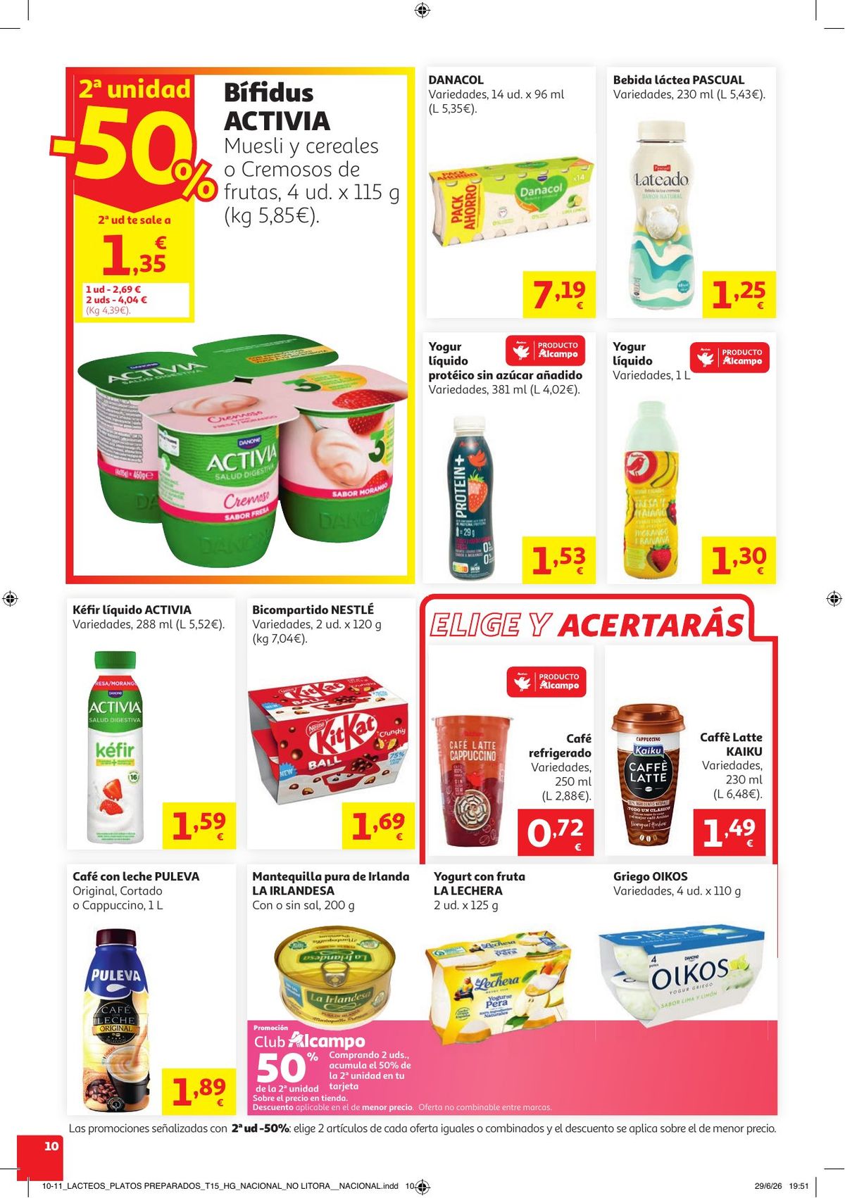 Folleto Alcampo · Catalan Litoral Verano Frutal — Página 10