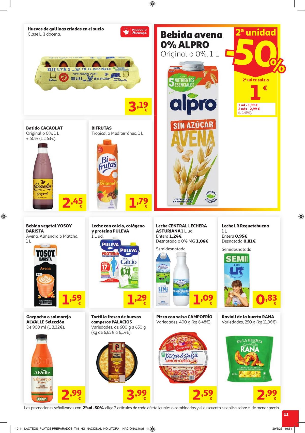 Folleto Alcampo · Catalan Litoral Verano Frutal — Página 11