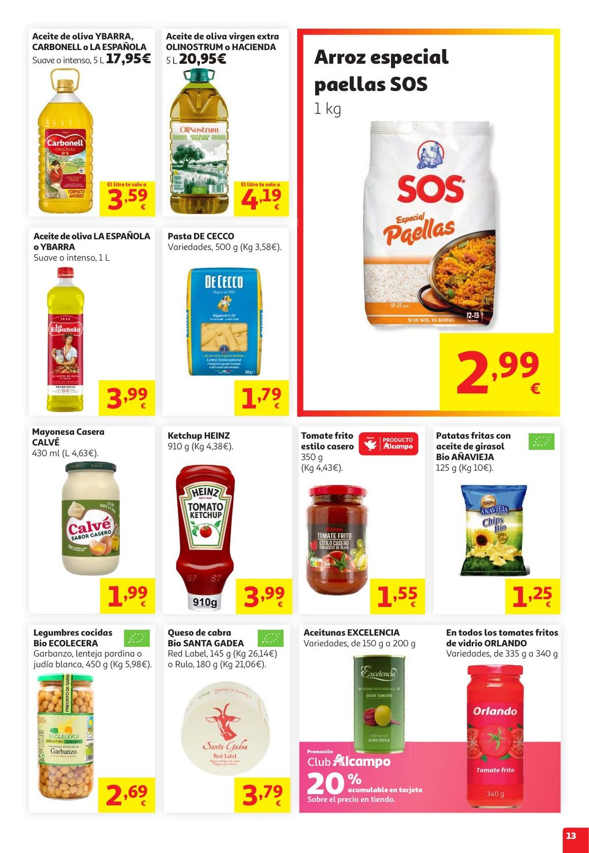 Folleto Alcampo · Catalan Litoral Verano Frutal — Página 13