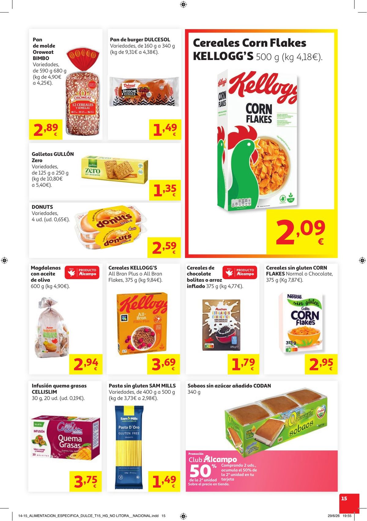Folleto Alcampo · Catalan Litoral Verano Frutal — Página 15