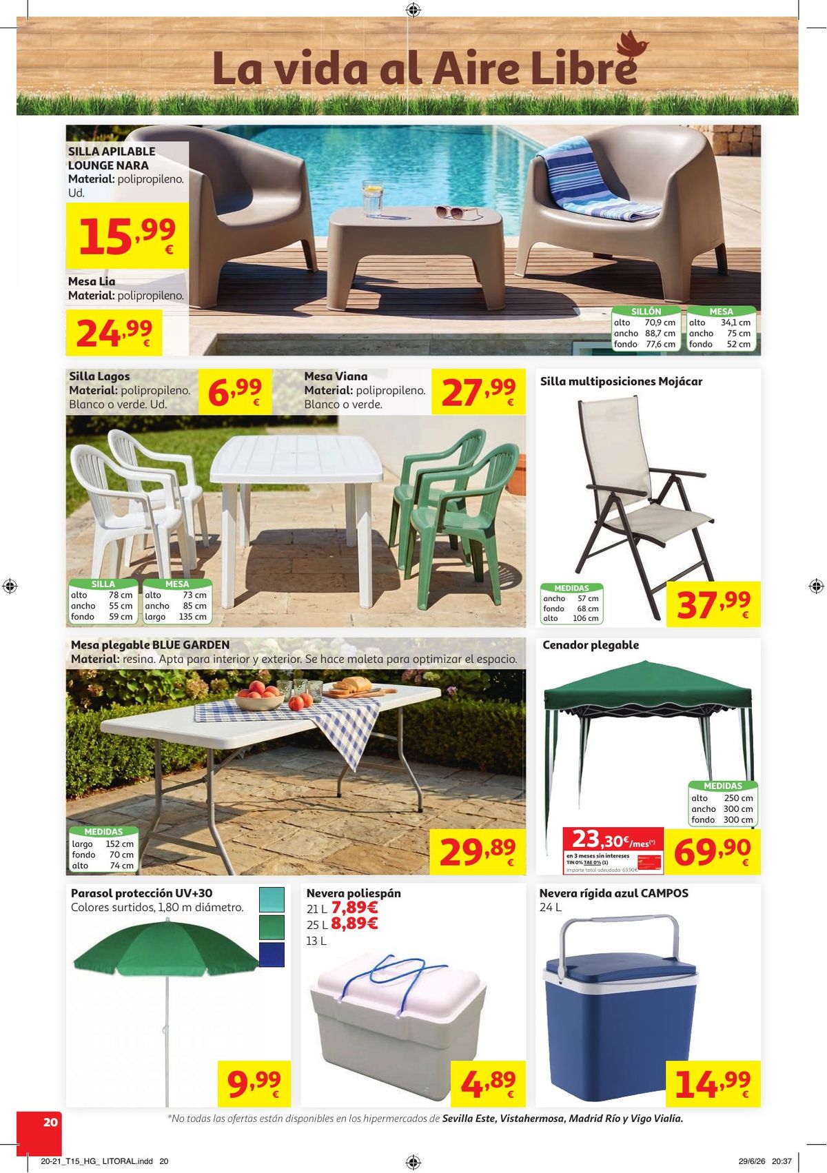 Folleto Alcampo · Catalan Litoral Verano Frutal — Página 20