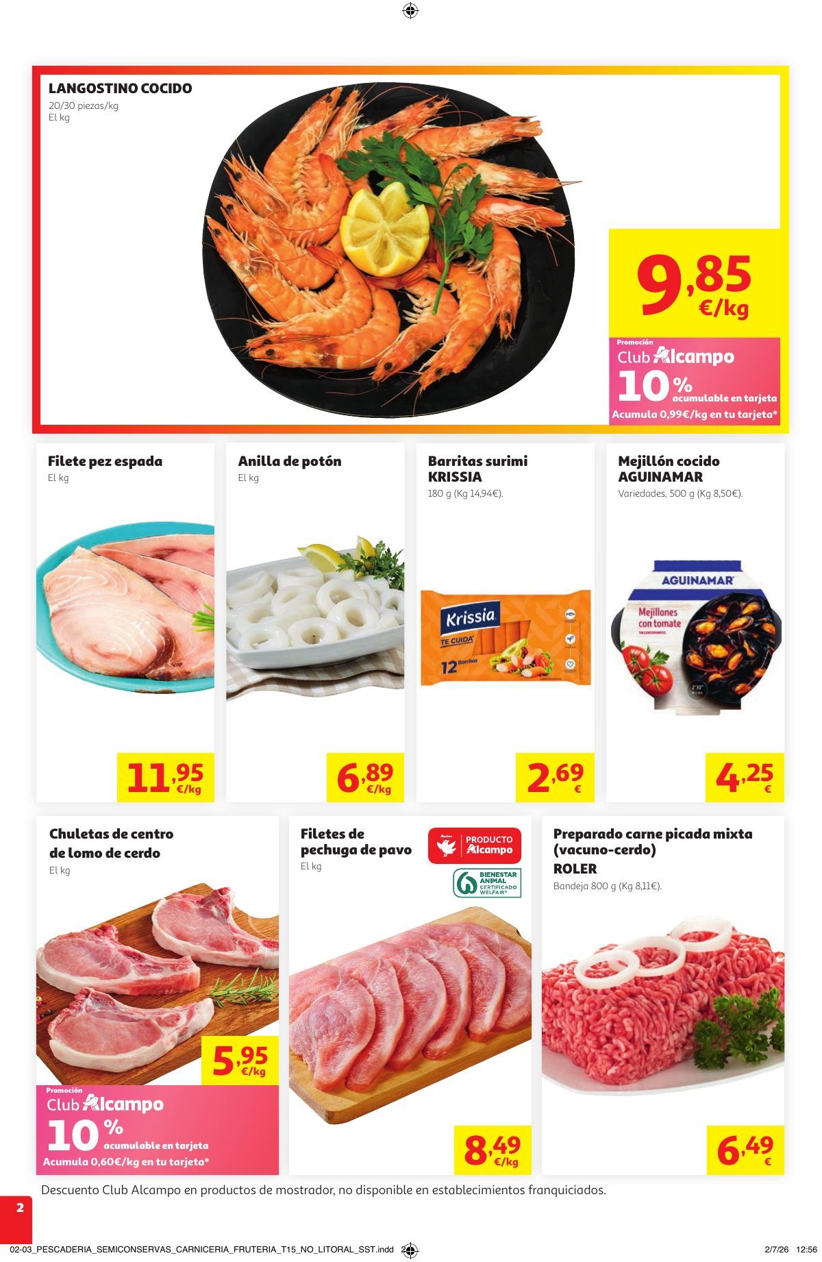 Folleto Alcampo · Litoral Catalan Verano Frutal — Página 2