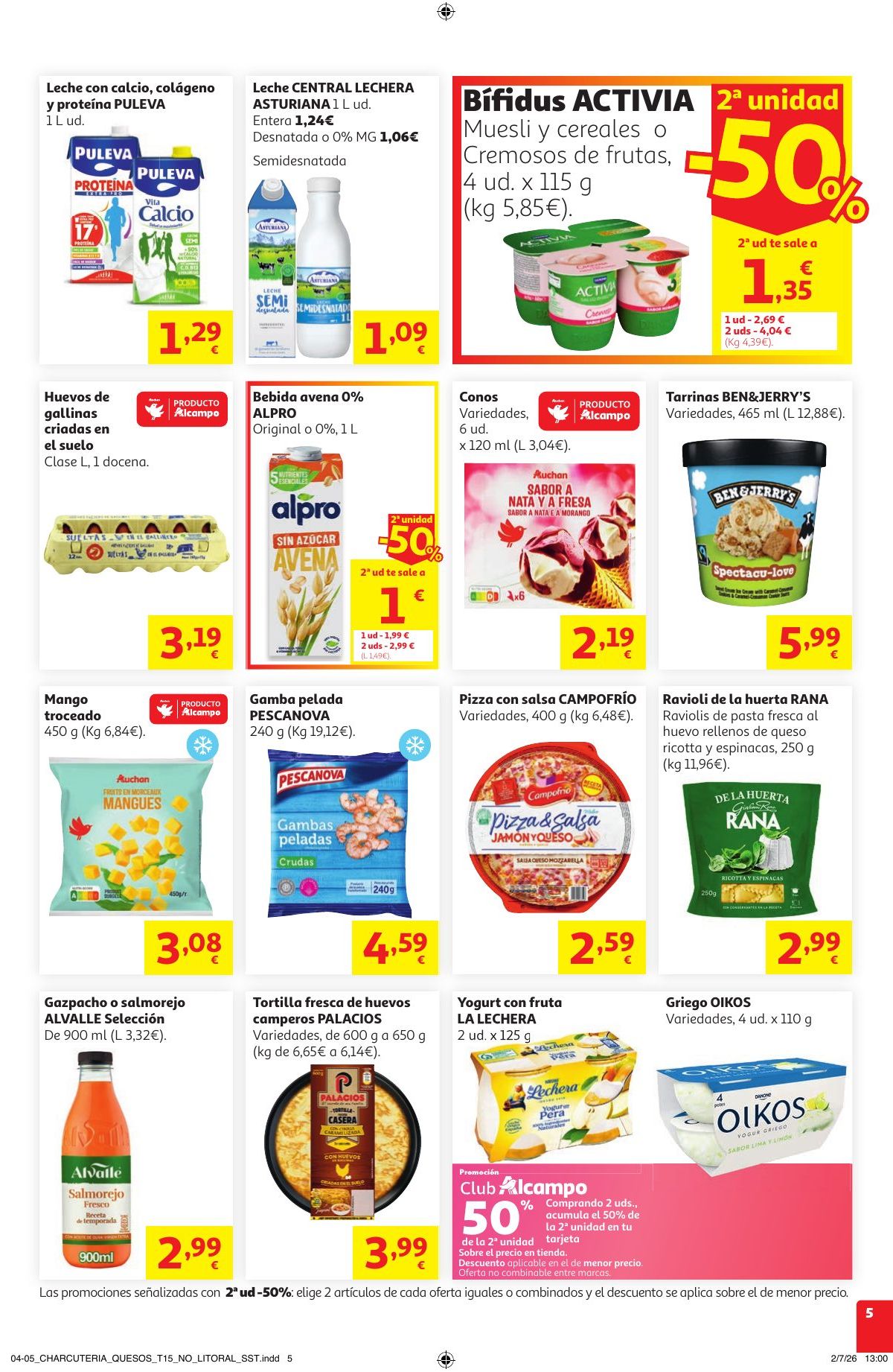 Folleto Alcampo · Litoral Catalan Verano Frutal — Página 5