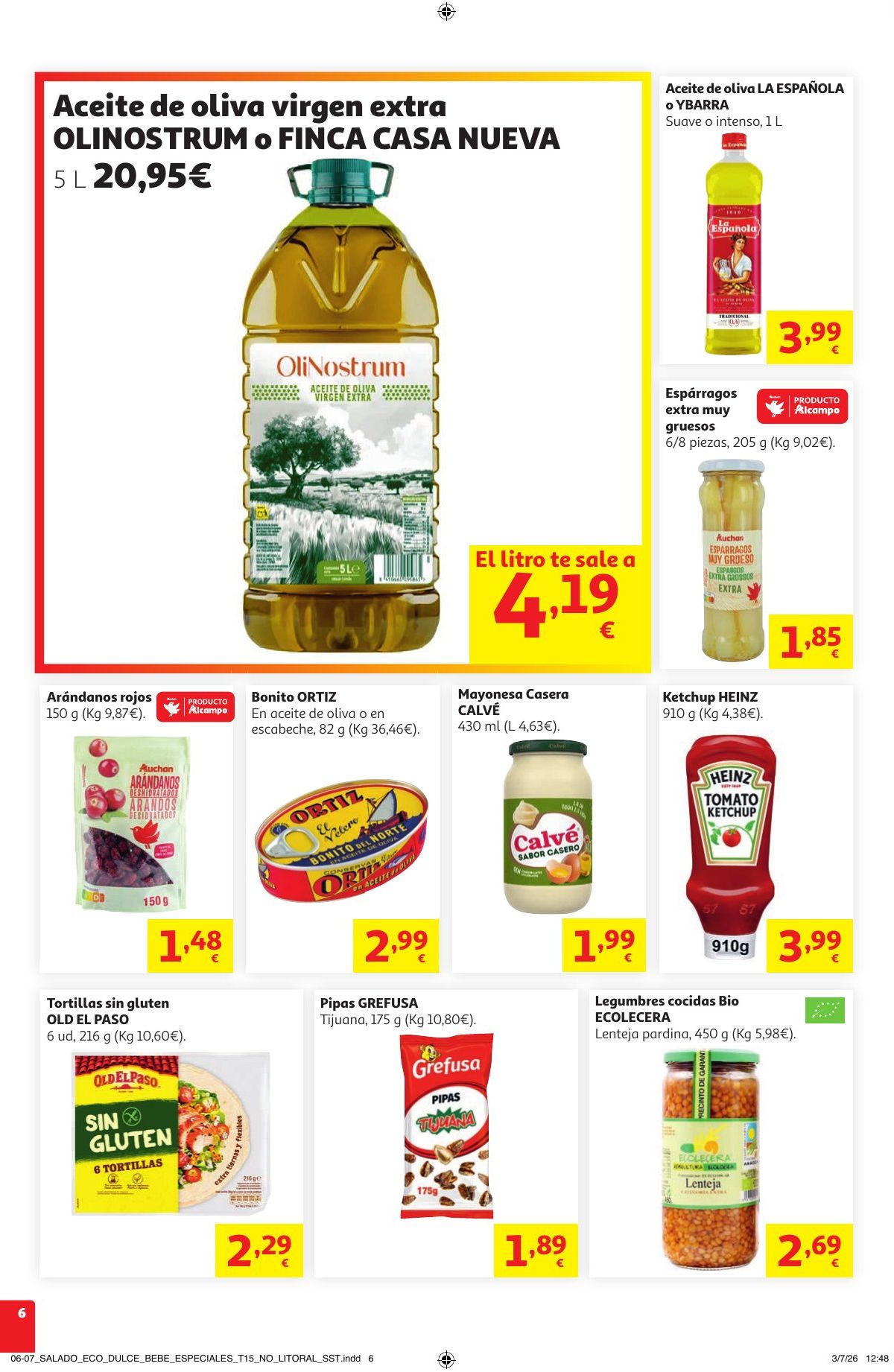 Folleto Alcampo · Litoral Catalan Verano Frutal — Página 6