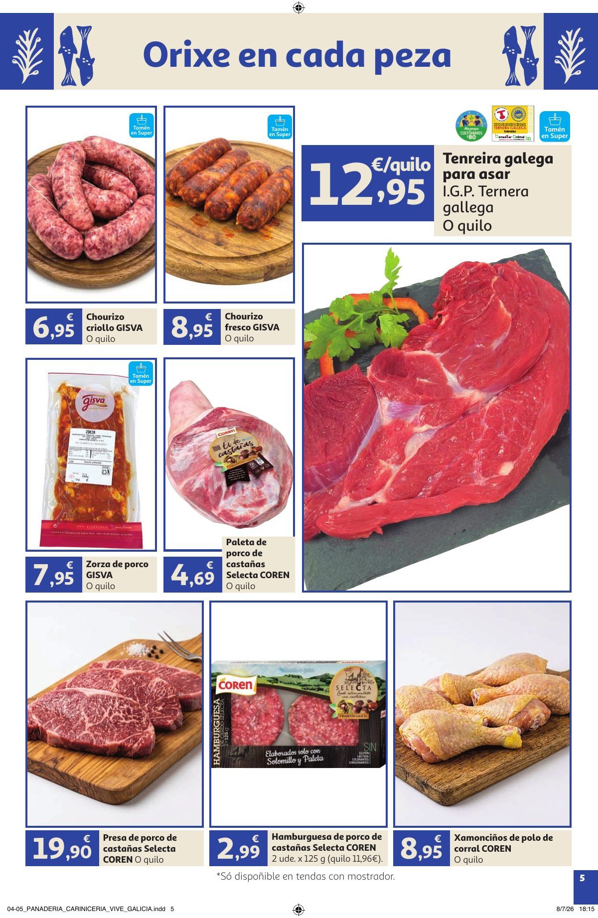 Folleto Alcampo · Vive Galicia Excepcional en Sabor — Página 5