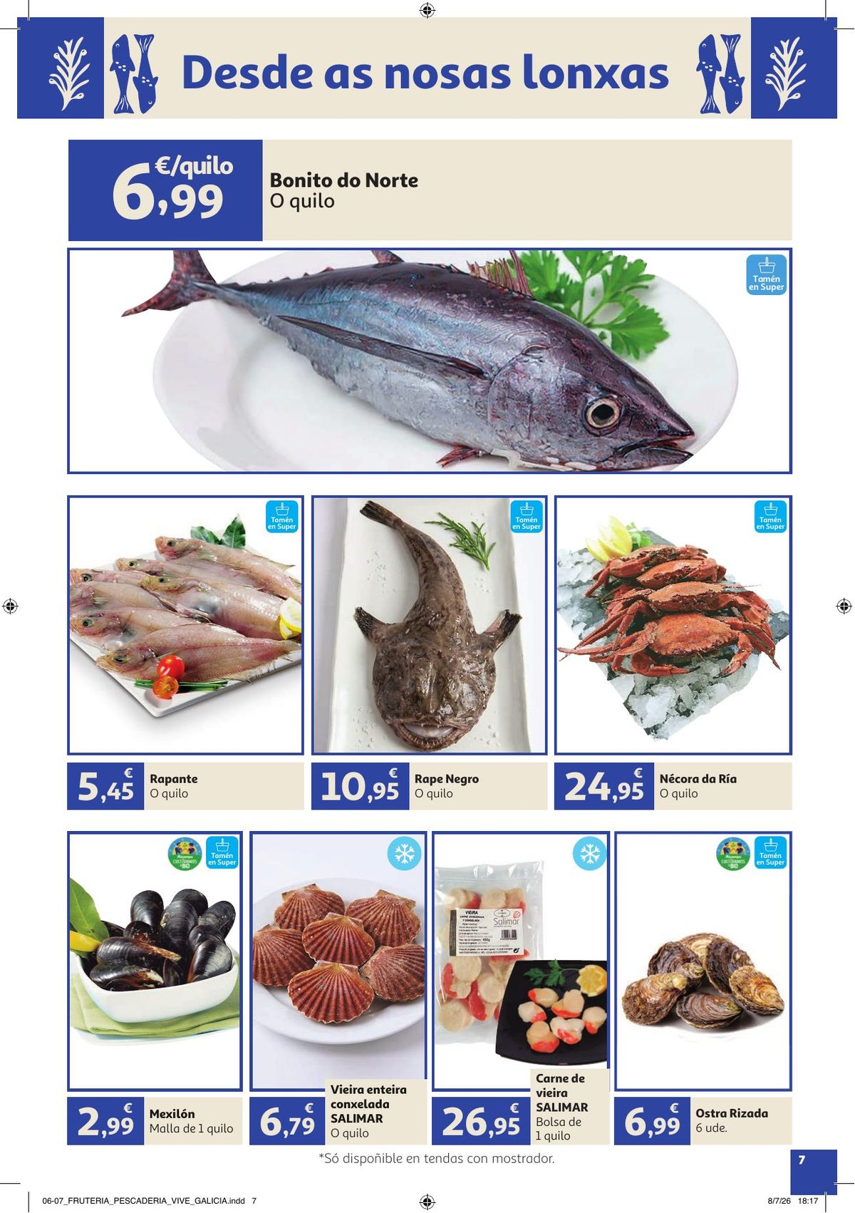Folleto Alcampo · Vive Galicia Excepcional en Sabor — Página 7