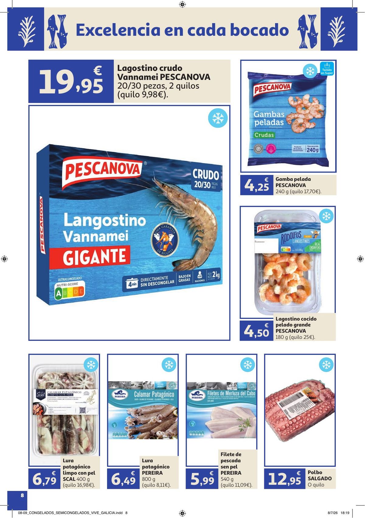 Folleto Alcampo · Vive Galicia Excepcional en Sabor — Página 8