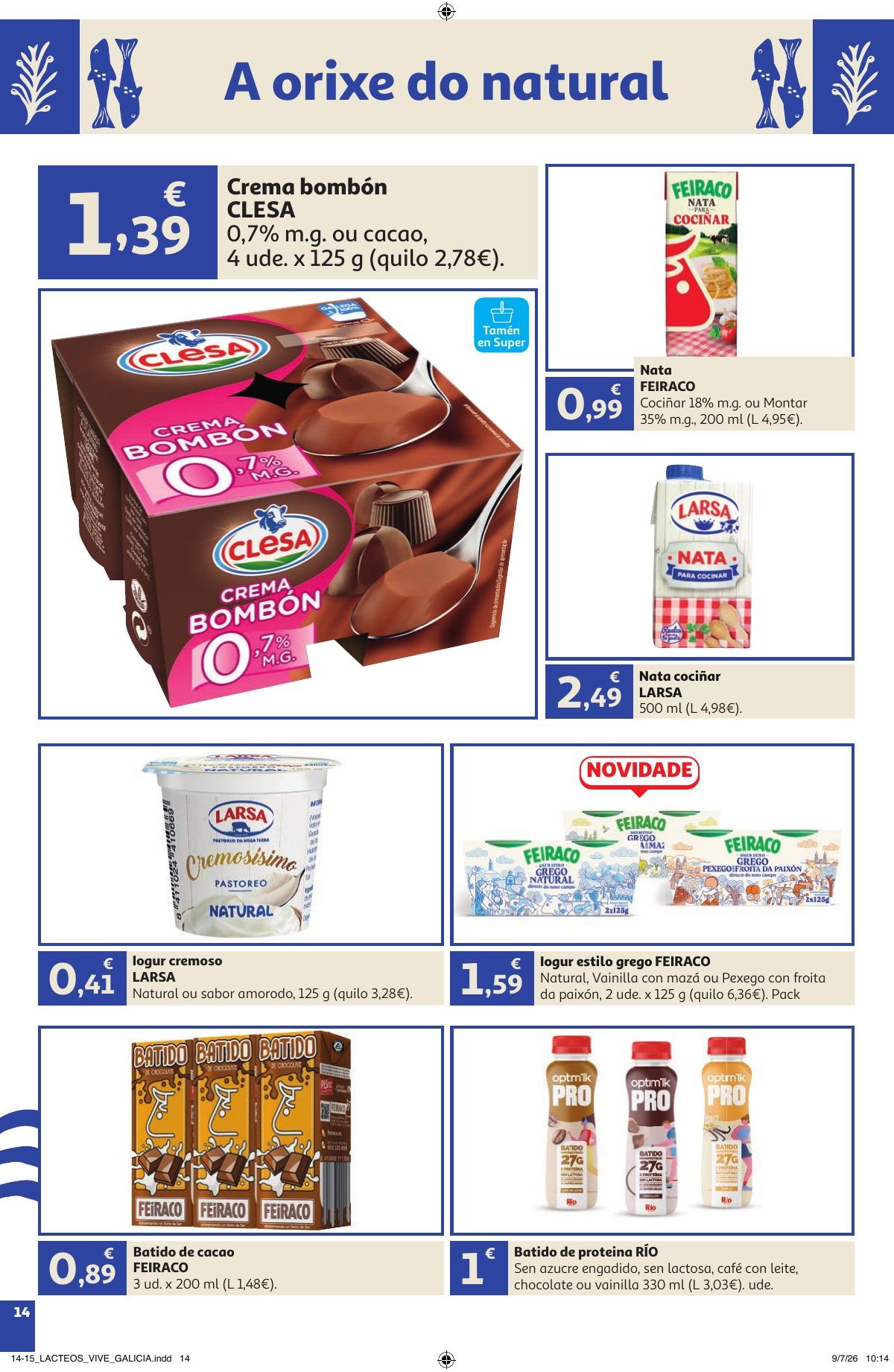 Folleto Alcampo · Vive Galicia Excepcional en Sabor — Página 14