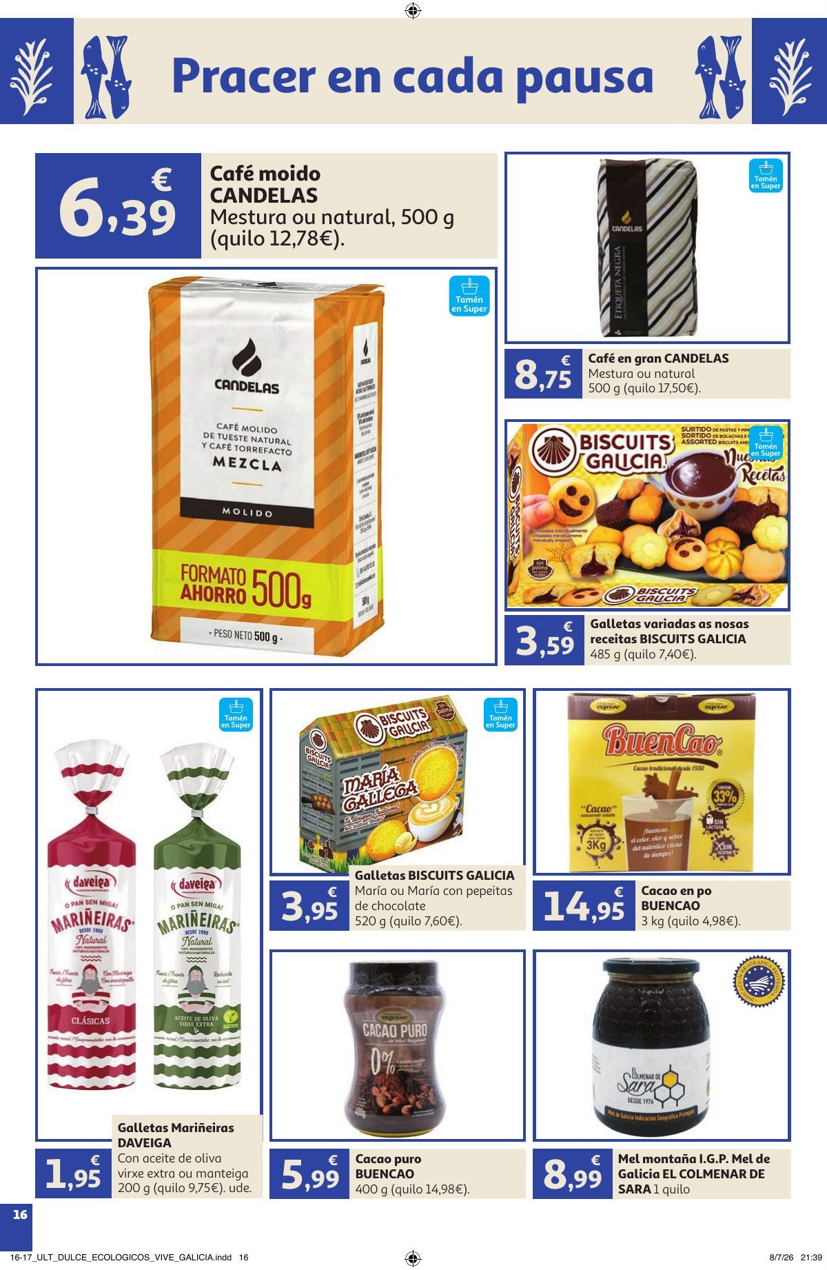 Folleto Alcampo · Vive Galicia Excepcional en Sabor — Página 16