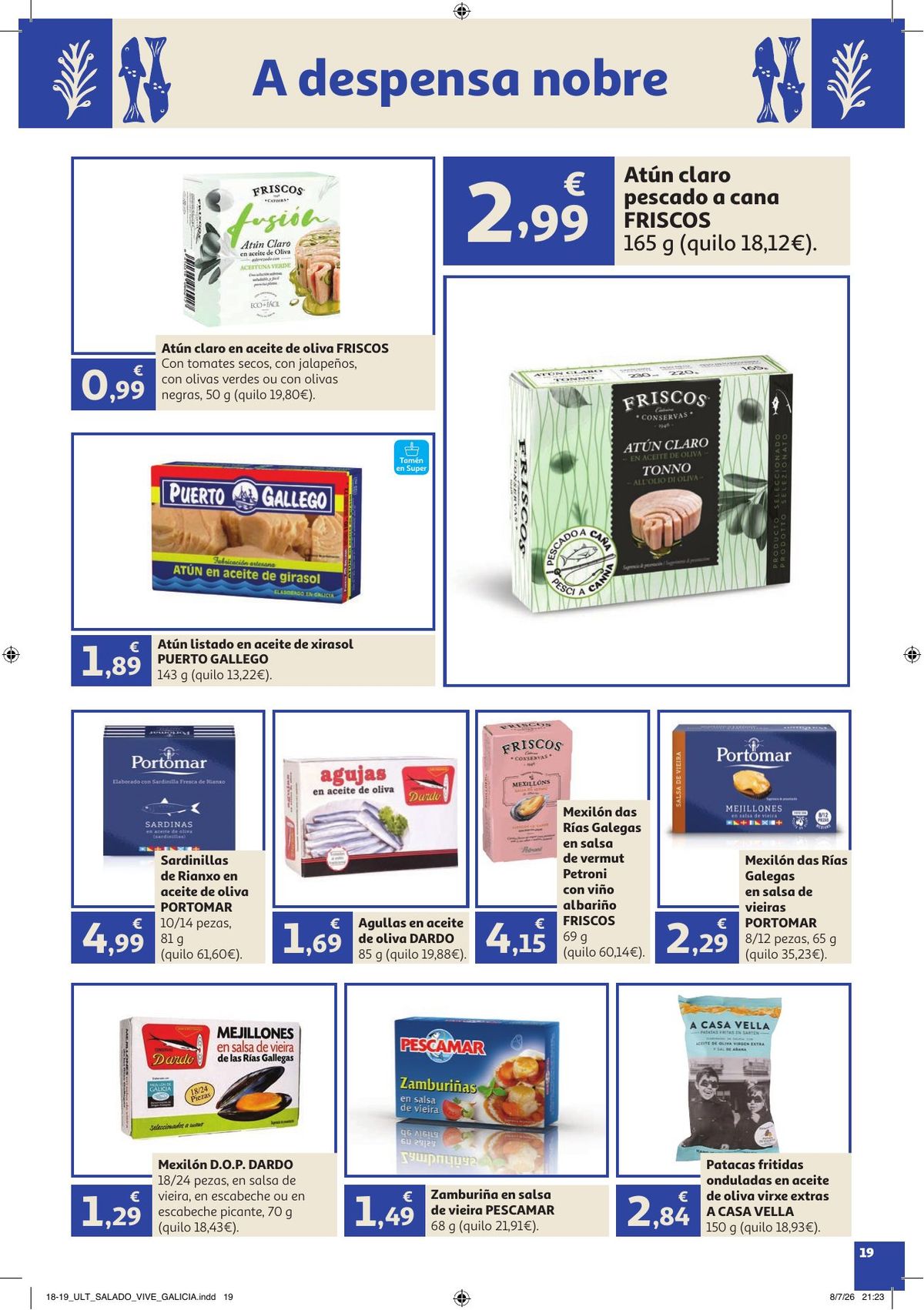 Folleto Alcampo · Vive Galicia Excepcional en Sabor — Página 19