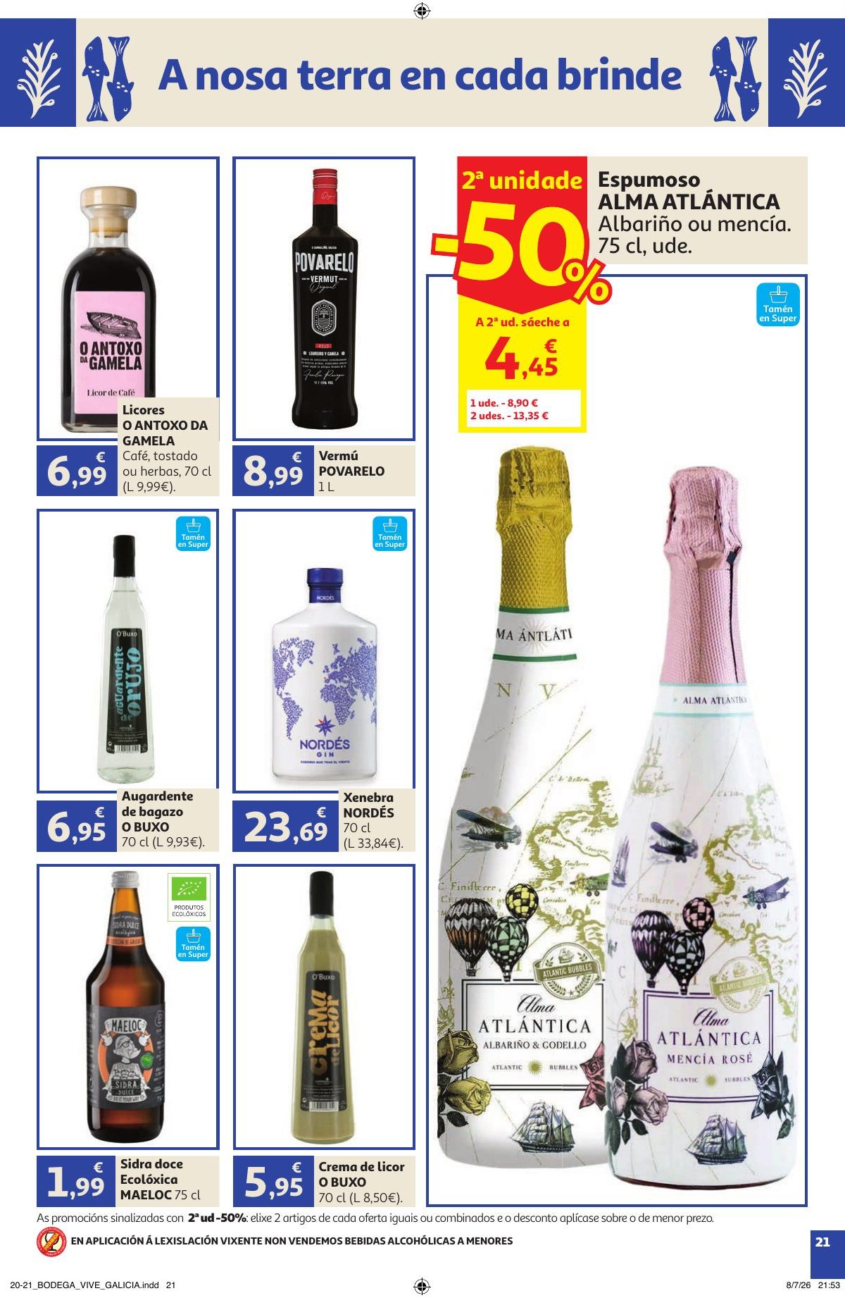 Folleto Alcampo · Vive Galicia Excepcional en Sabor — Página 21