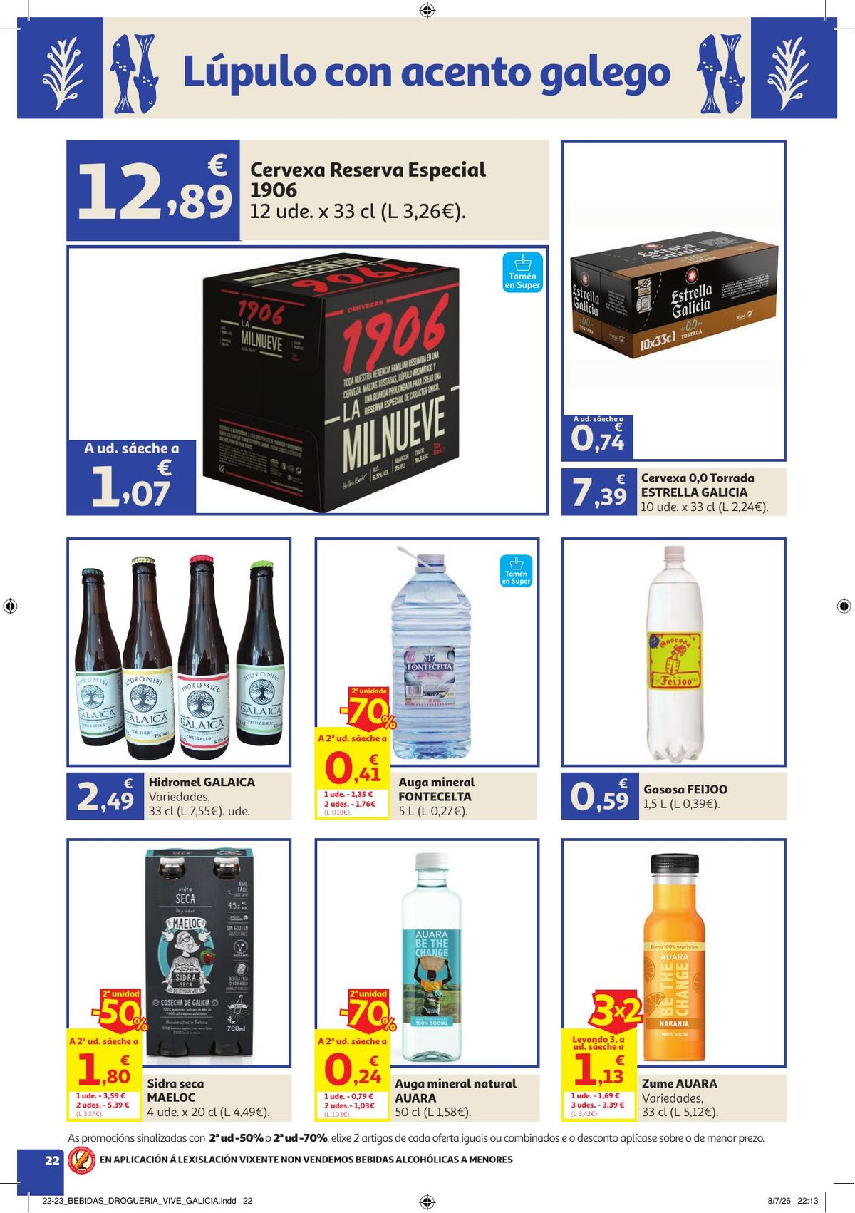 Folleto Alcampo · Vive Galicia Excepcional en Sabor — Página 22